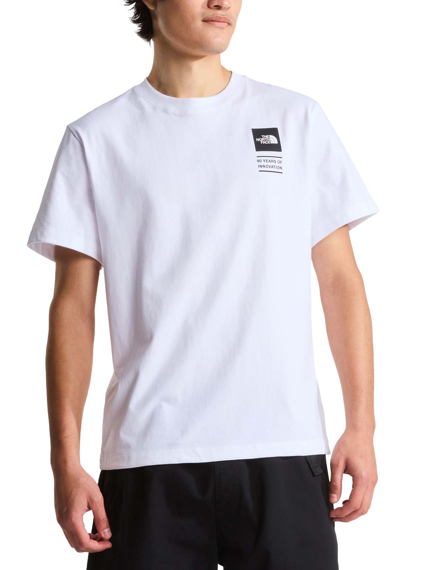 The North Face T-shirt a maniche corte BCD Celebration Relaxed con grafica da uomo Bianco