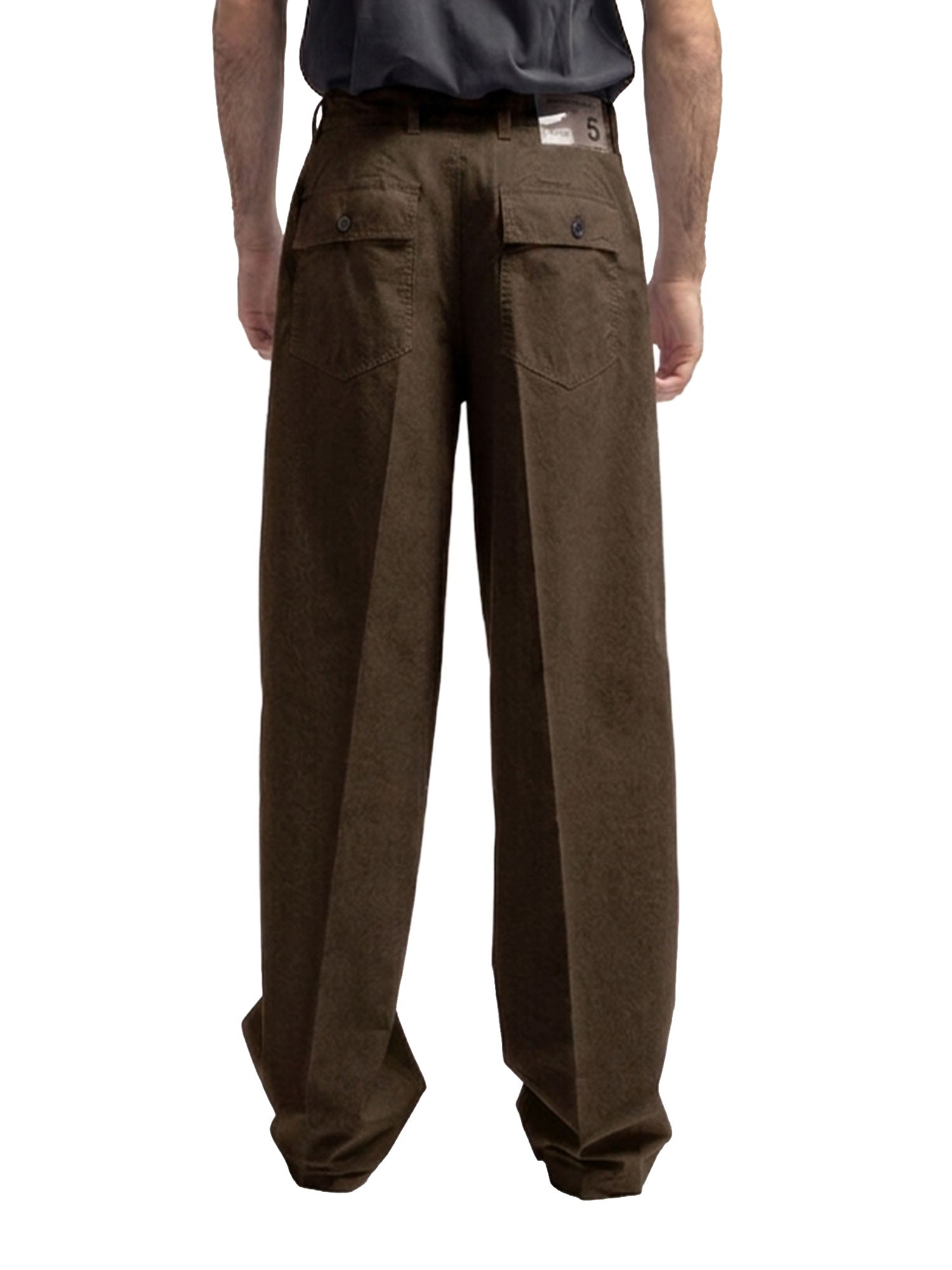 Department Five Rogers pantaloni chino loose Marrone
