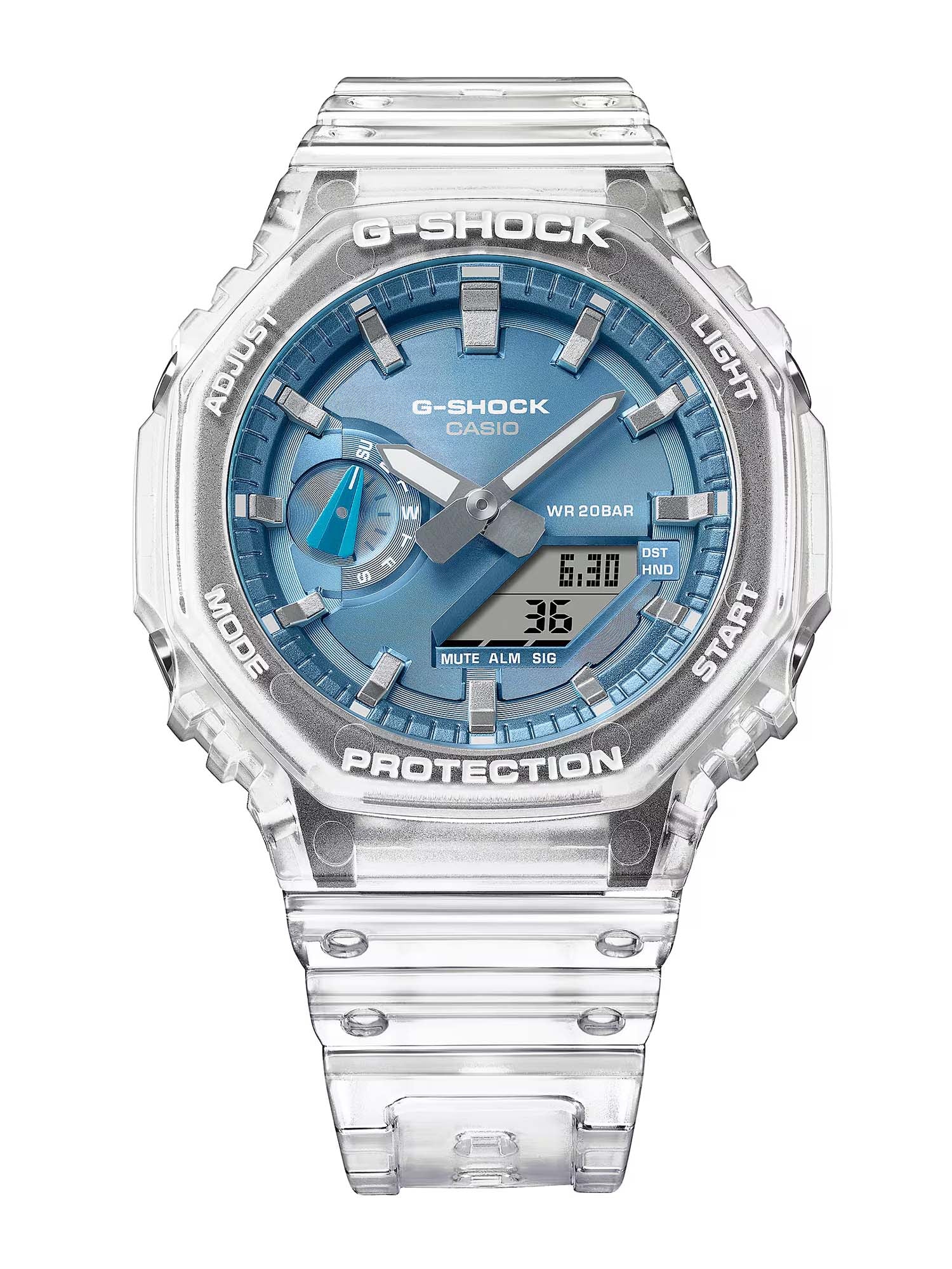 Casio Orologio GA-2100BM-7A8 Azzurro