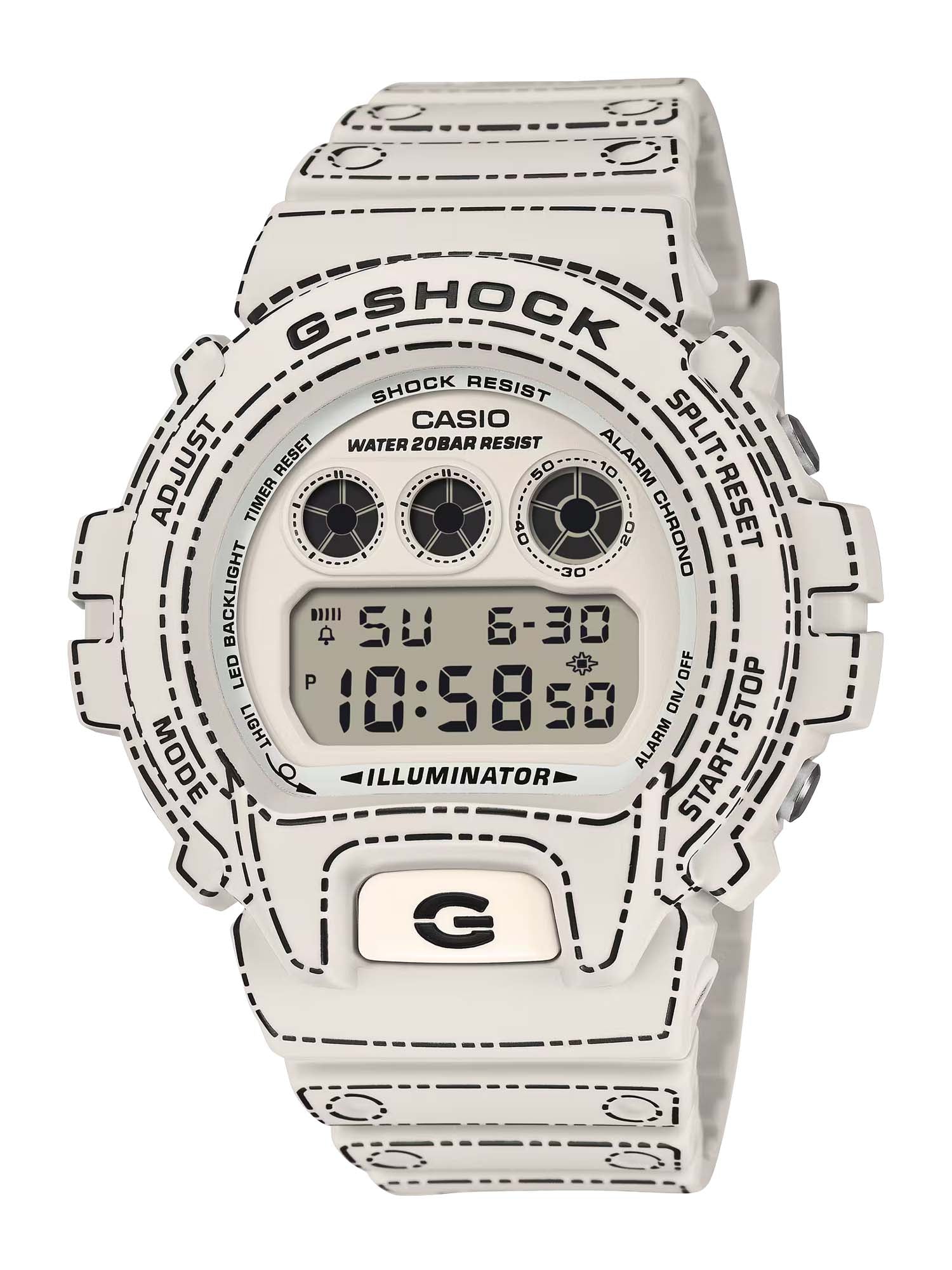Casio Orologio DW-6900RGM-5 Bianco