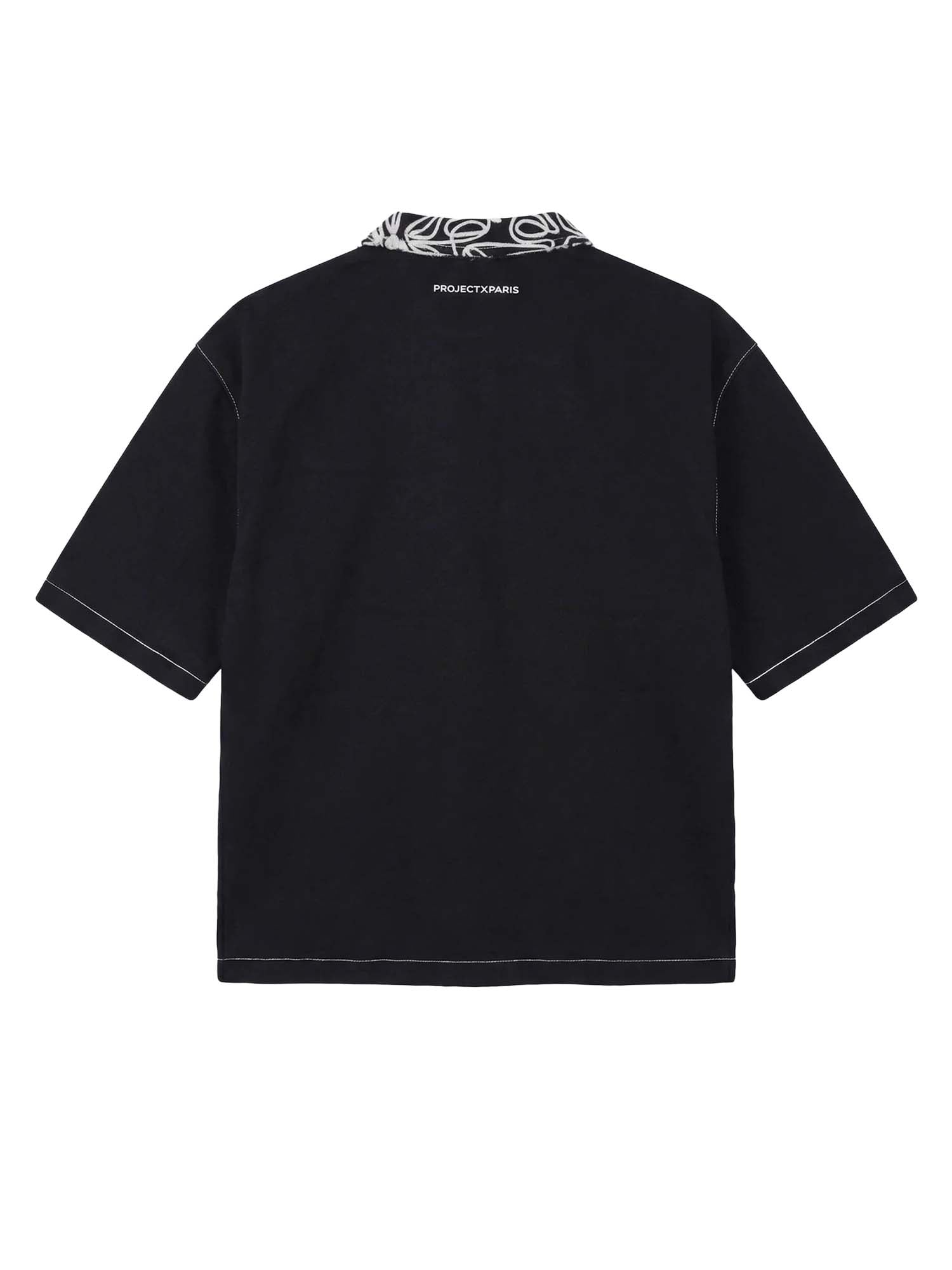 Project X Paris Camicia maniche corte Bandana Nero