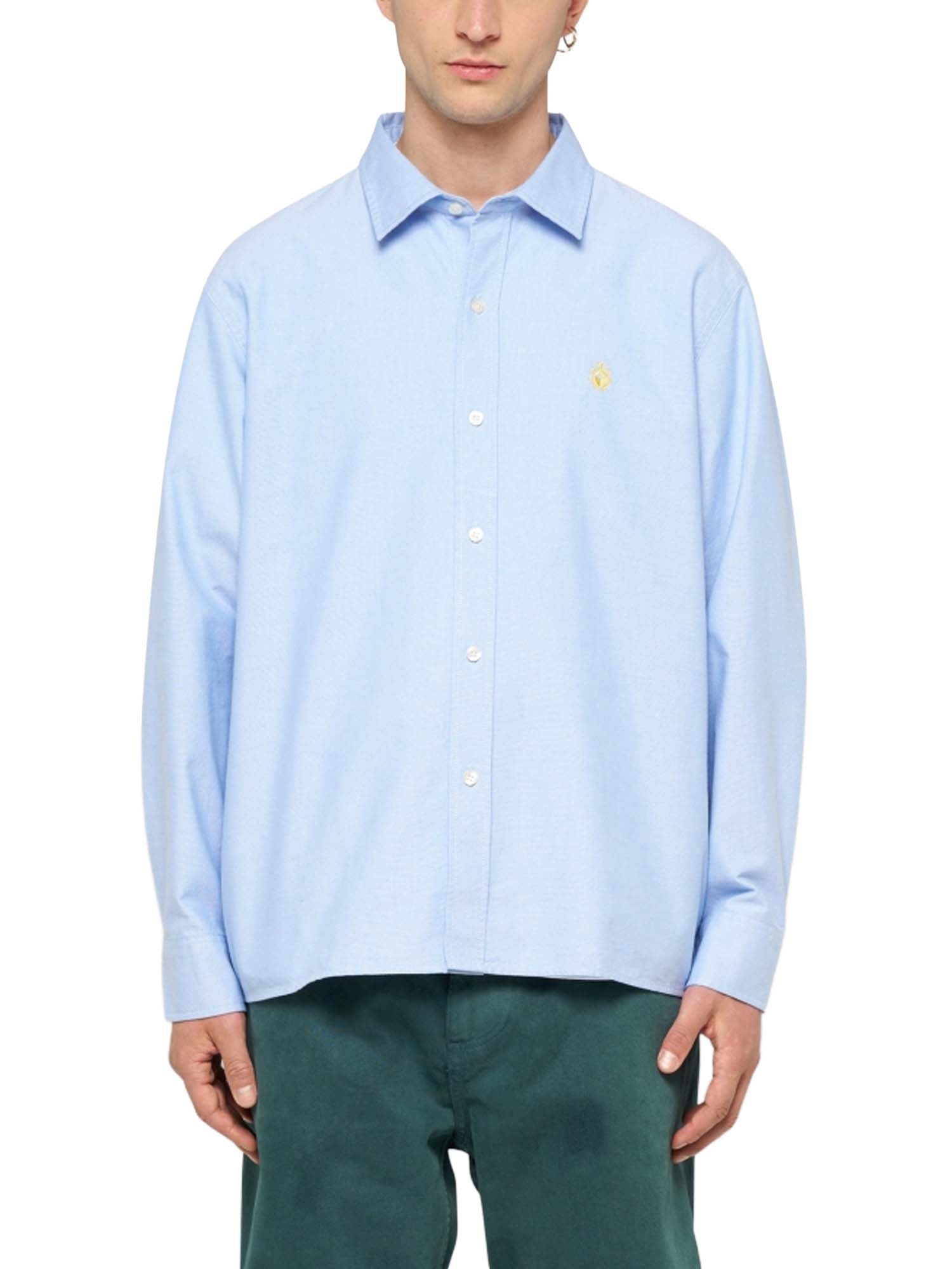 Edwin Big Ox-Shirt LS Blu