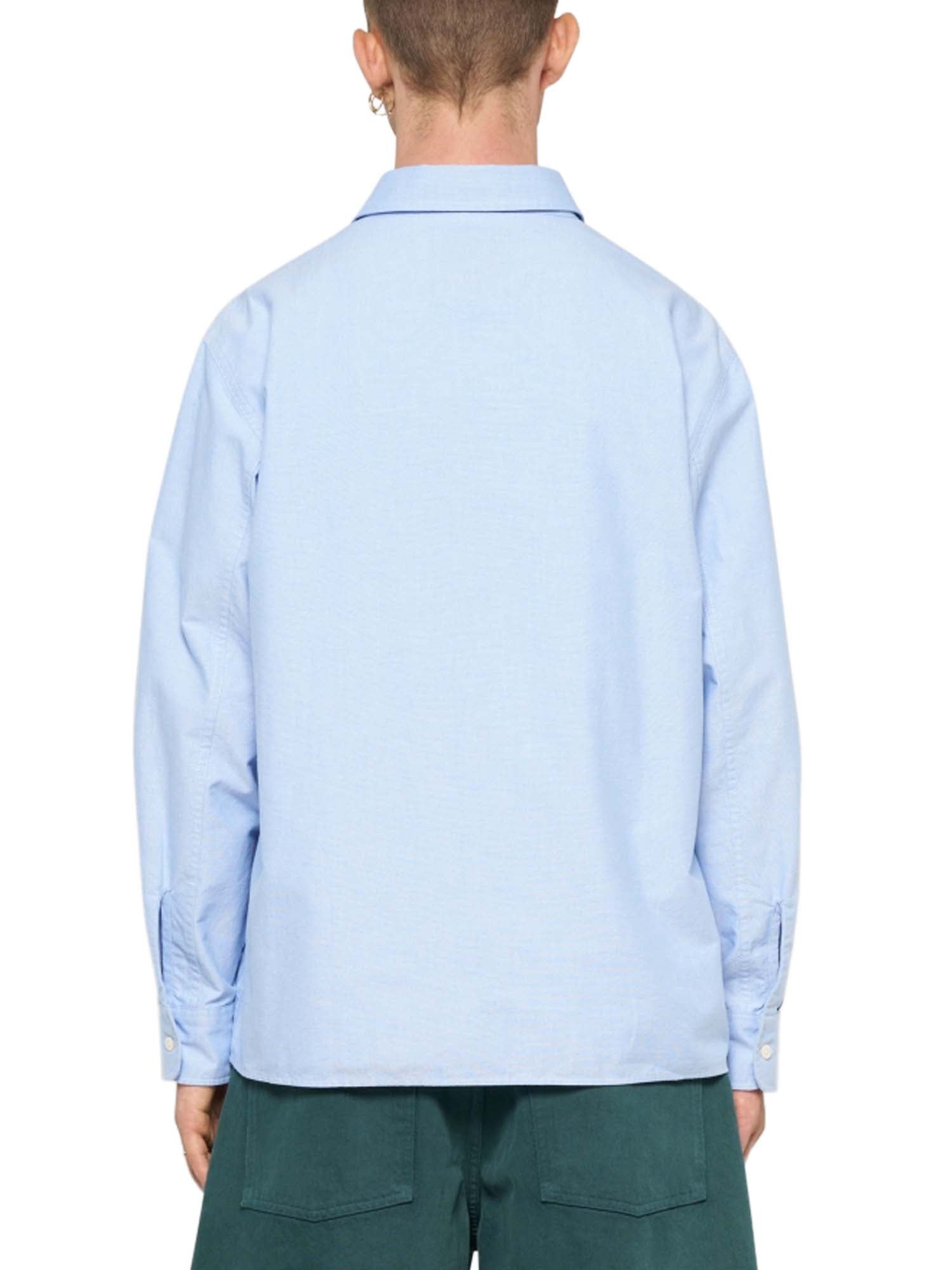 Edwin Big Ox-Shirt LS Blu