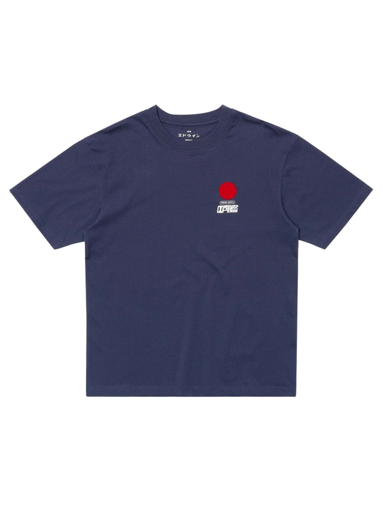 Edwin Sun T-Shirt Blu