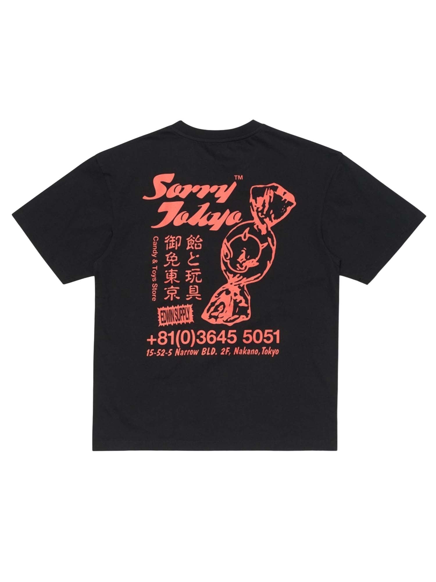Edwin Sorry Tokyo T-Shirt Nero