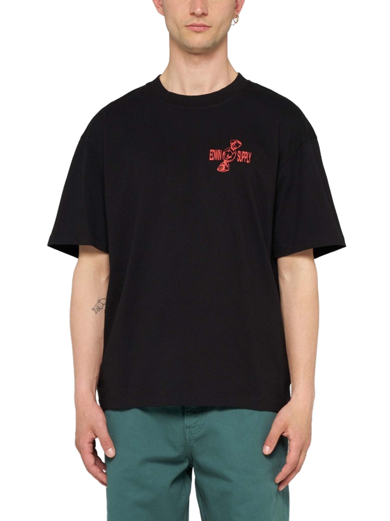 Edwin Sorry Tokyo T-Shirt Nero