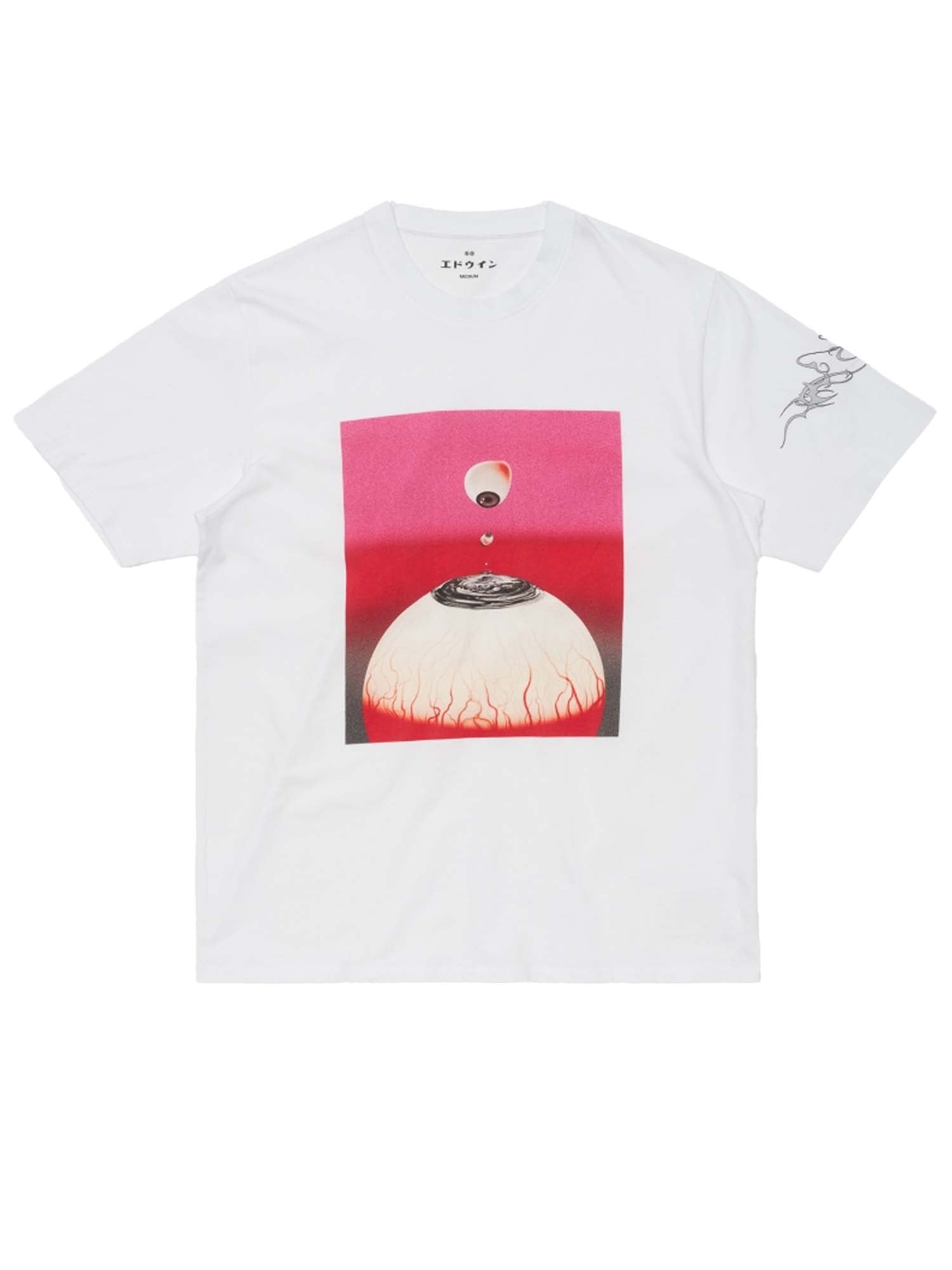 Edwin Hold My Gaze T-Shirt Bianco