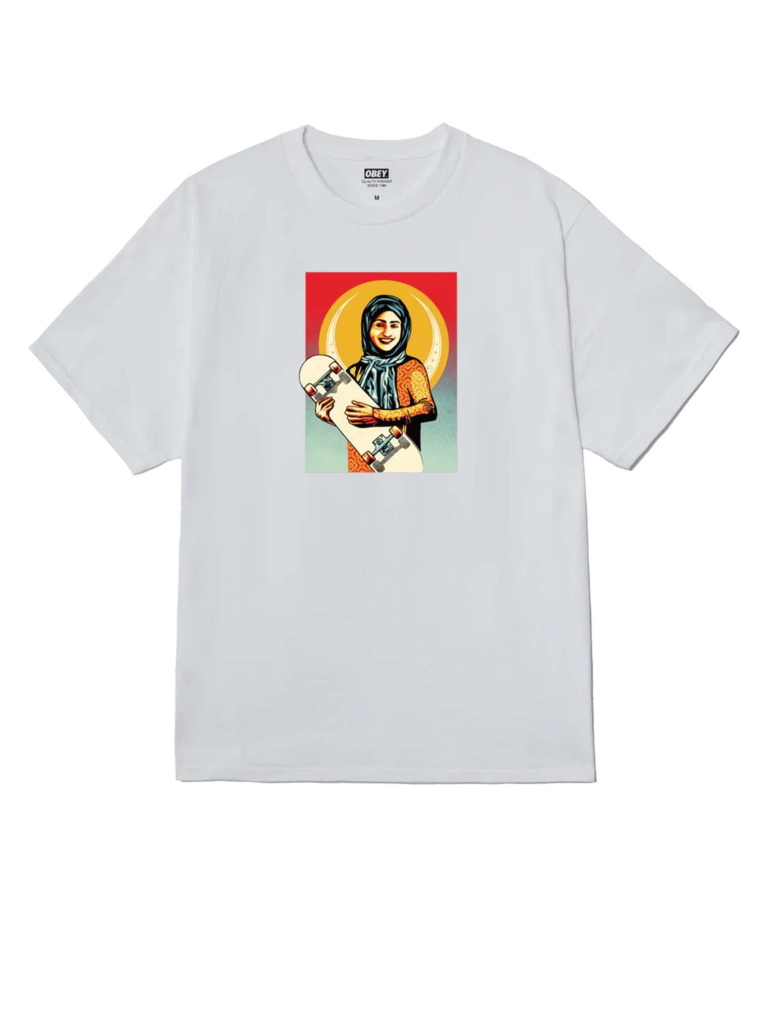Obey Skateistan / Classic T-Shirt Bianco