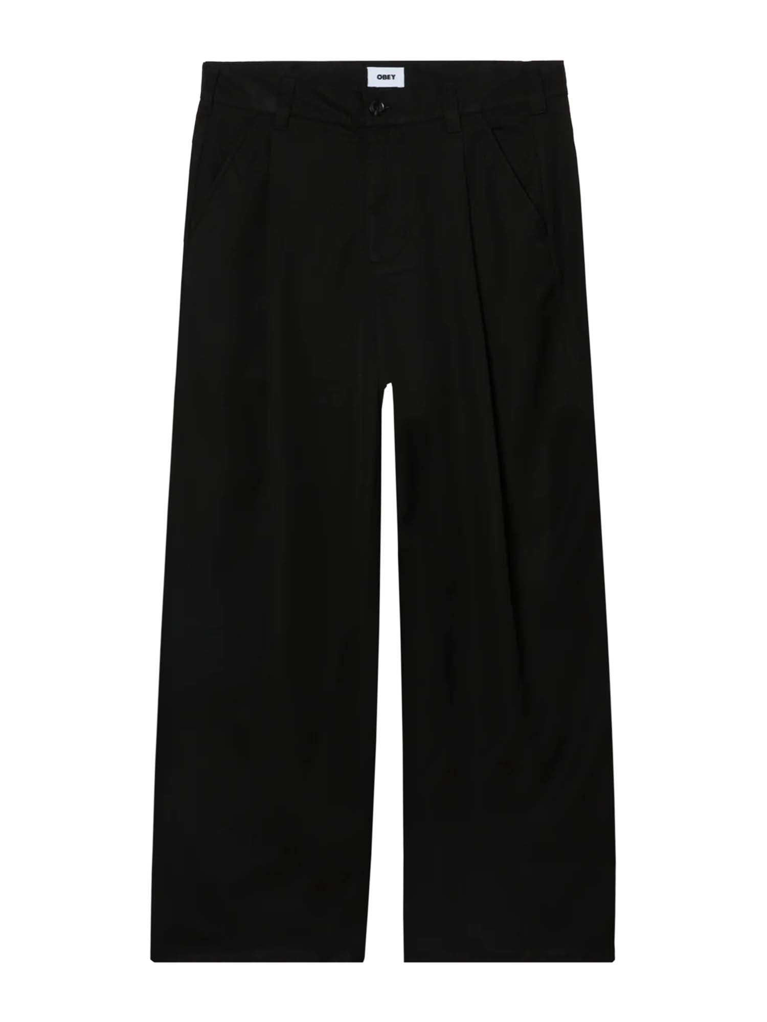 Obey Otis Pleated Pant Nero