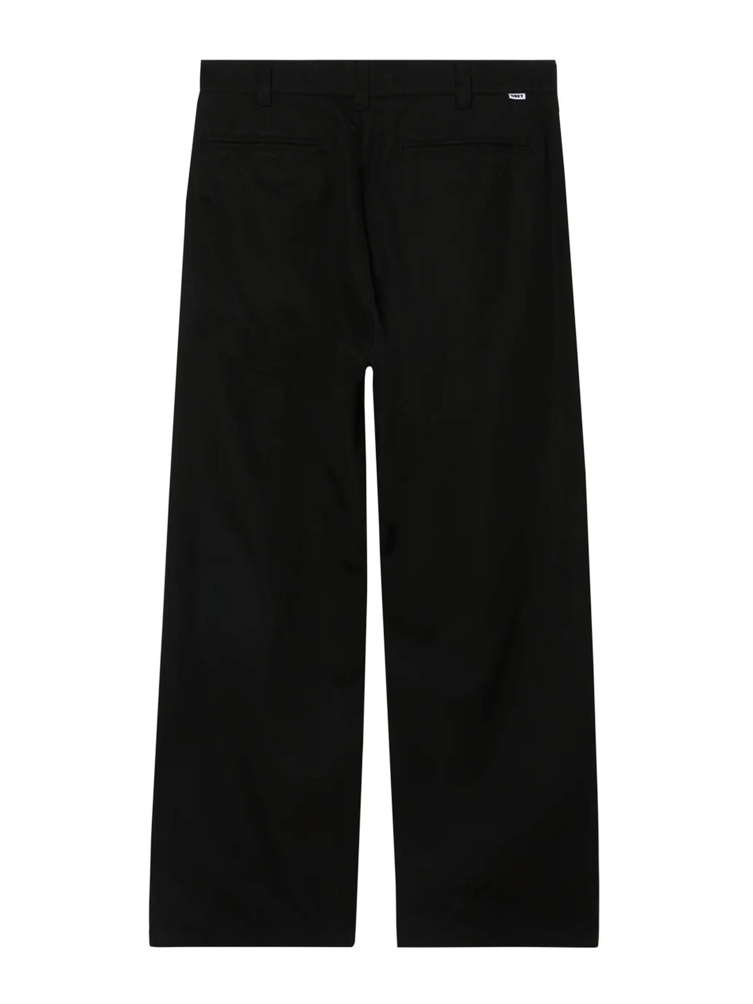 Obey Otis Pleated Pant Nero