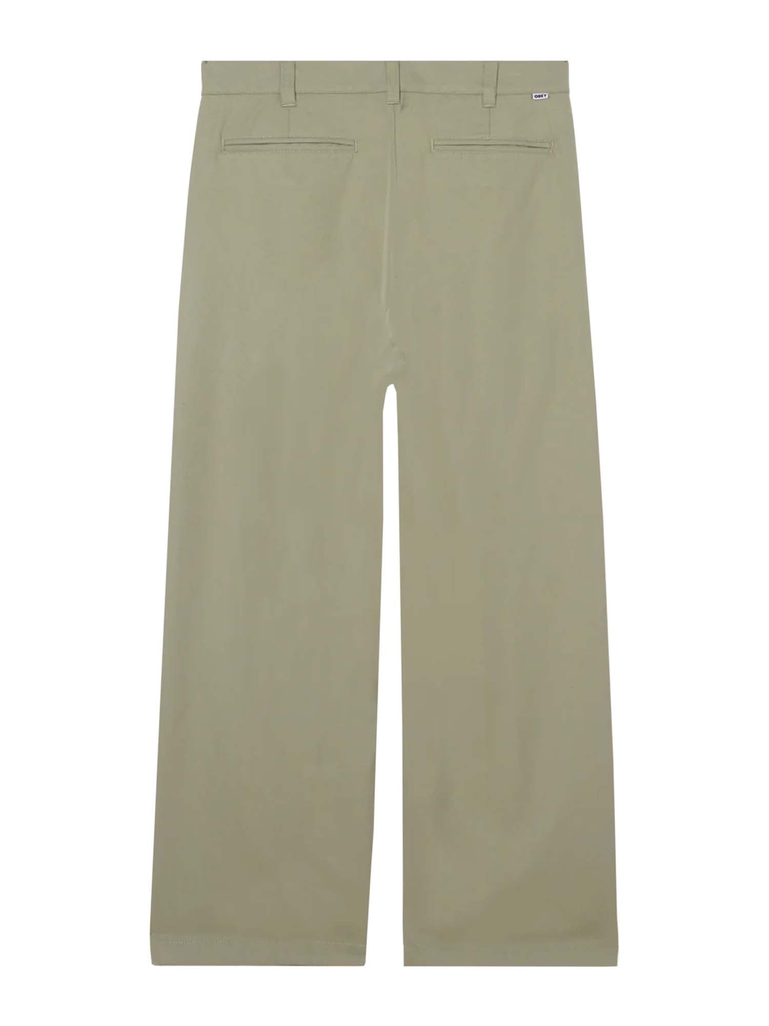 Obey Otis Pleated Pant Beige