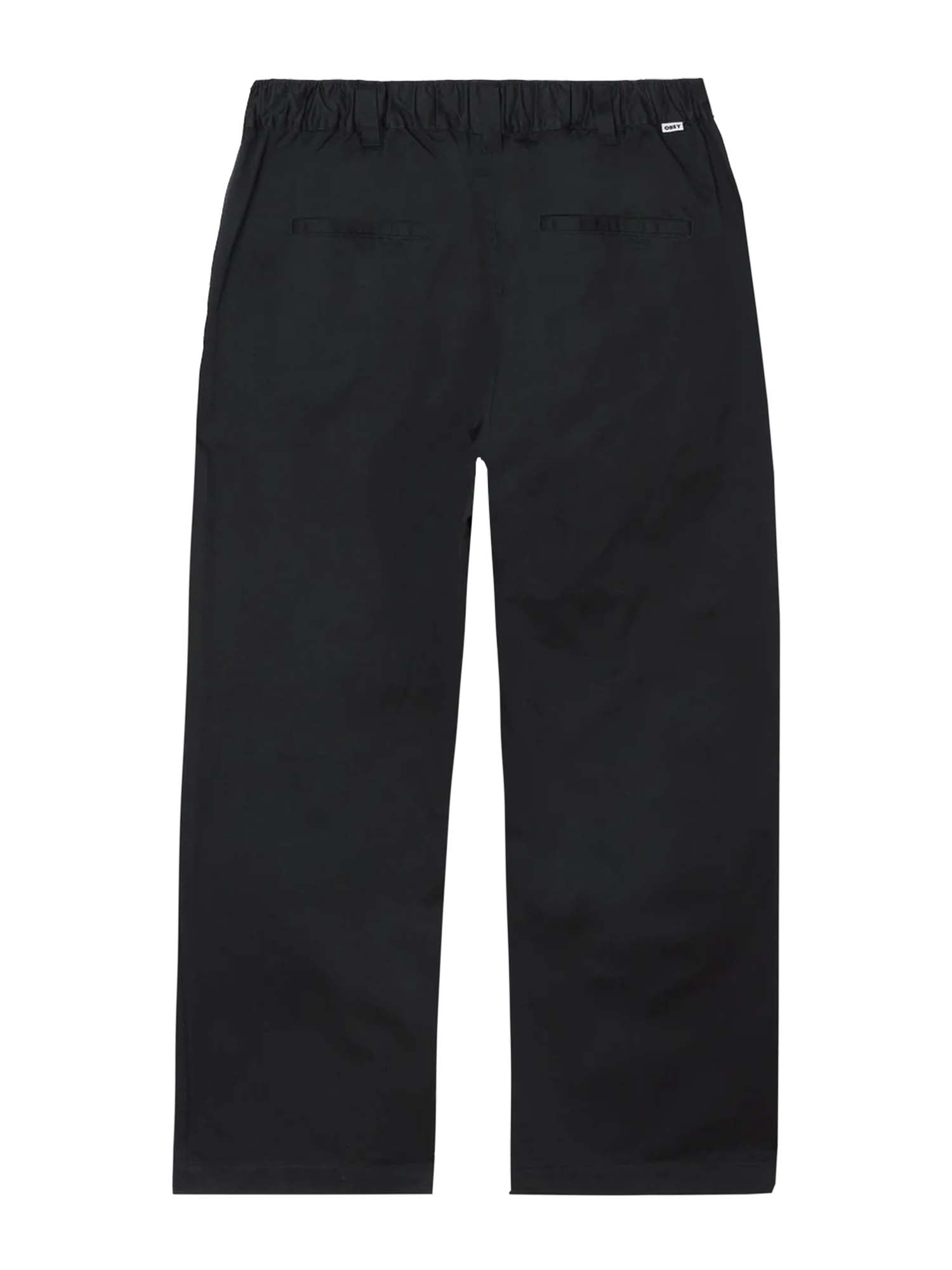 Obey Foster Pleated Pant Nero