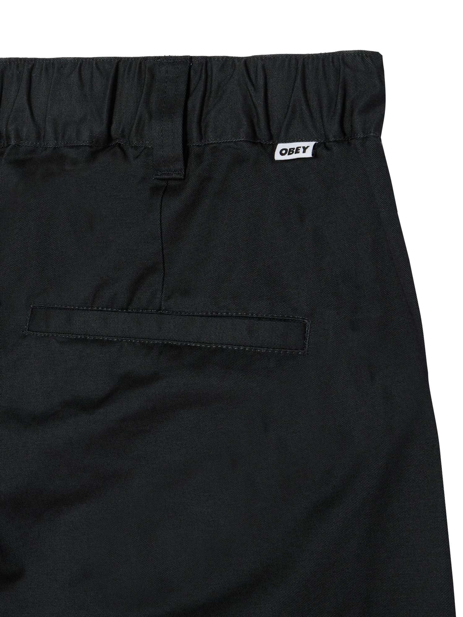 Obey Foster Pleated Pant Nero