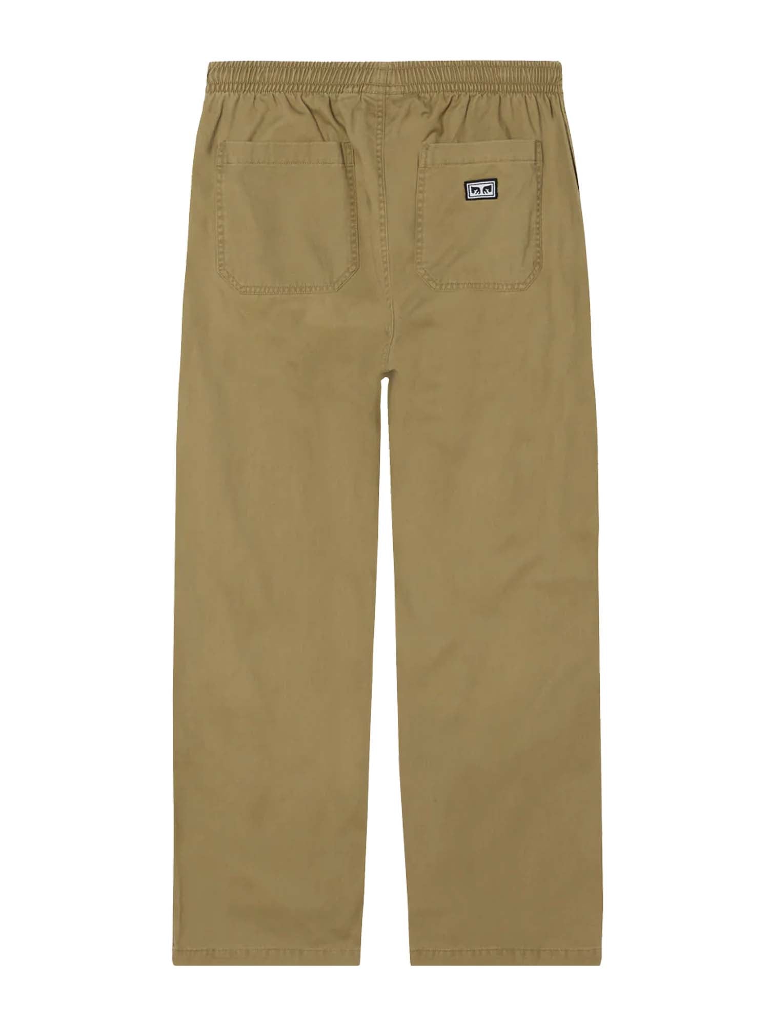 Obey Theo Easy Pant Marrone