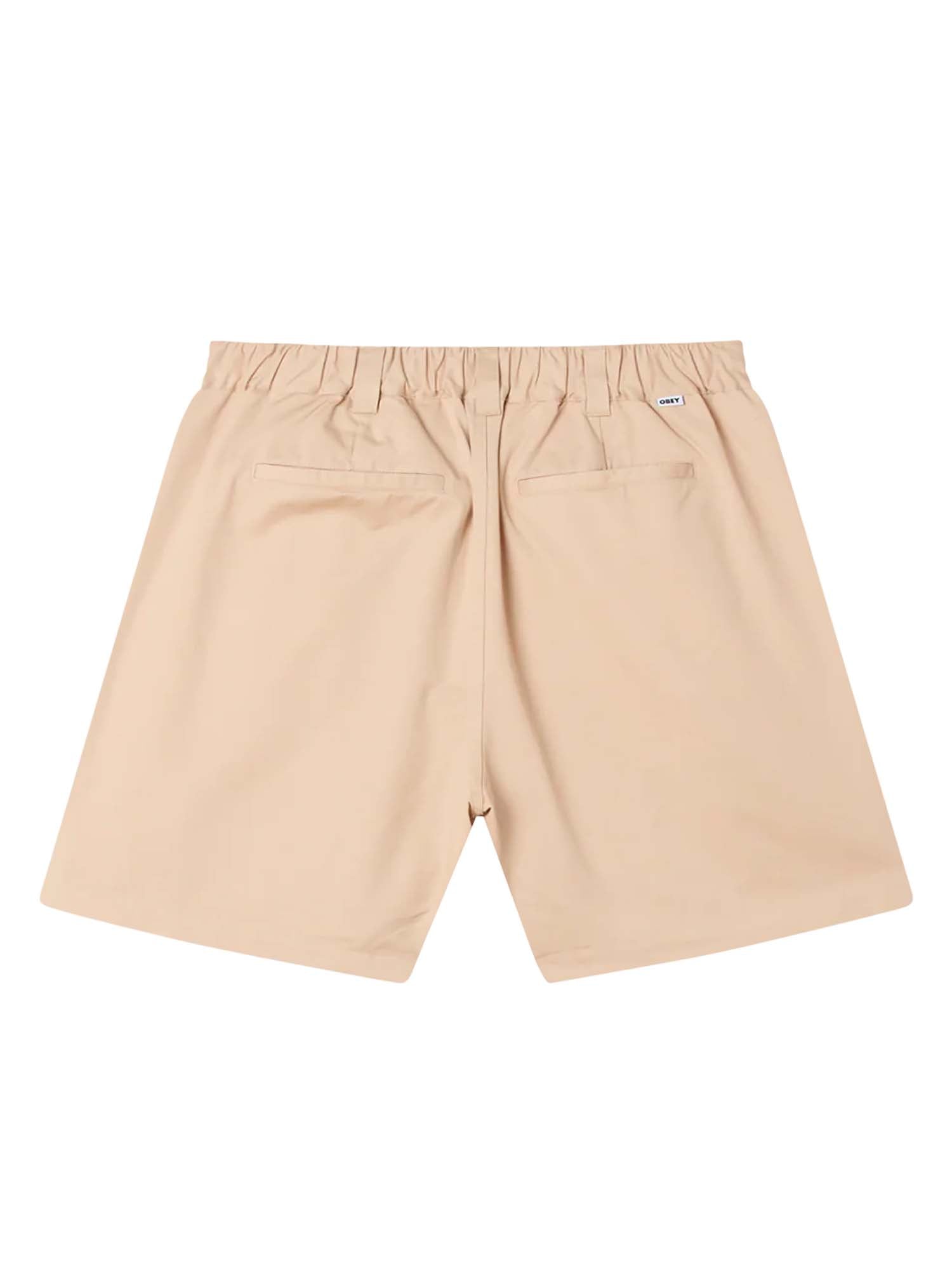 Obey Foster Pleated Short Beige