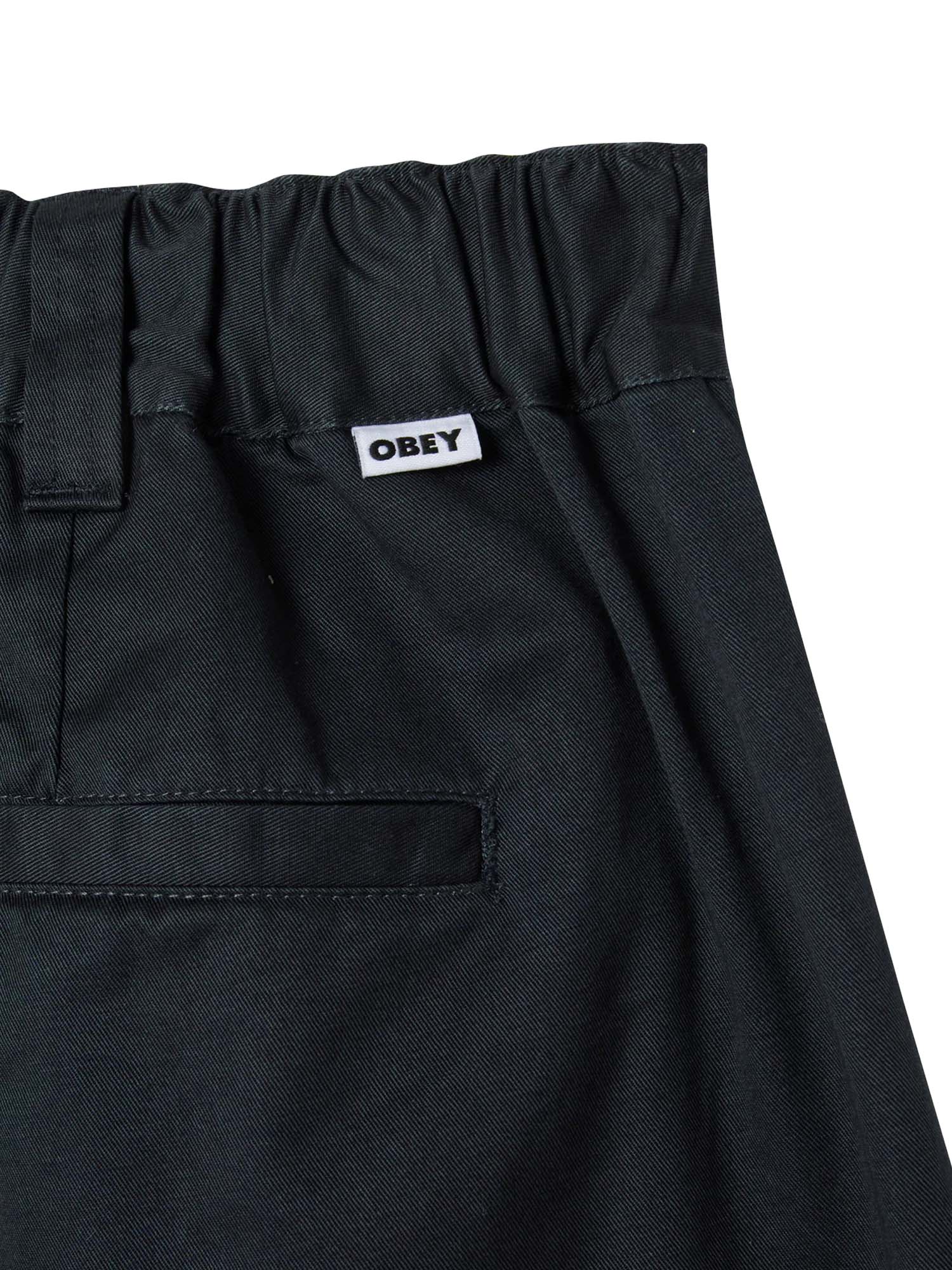 Obey Foster Pleated Short Nero