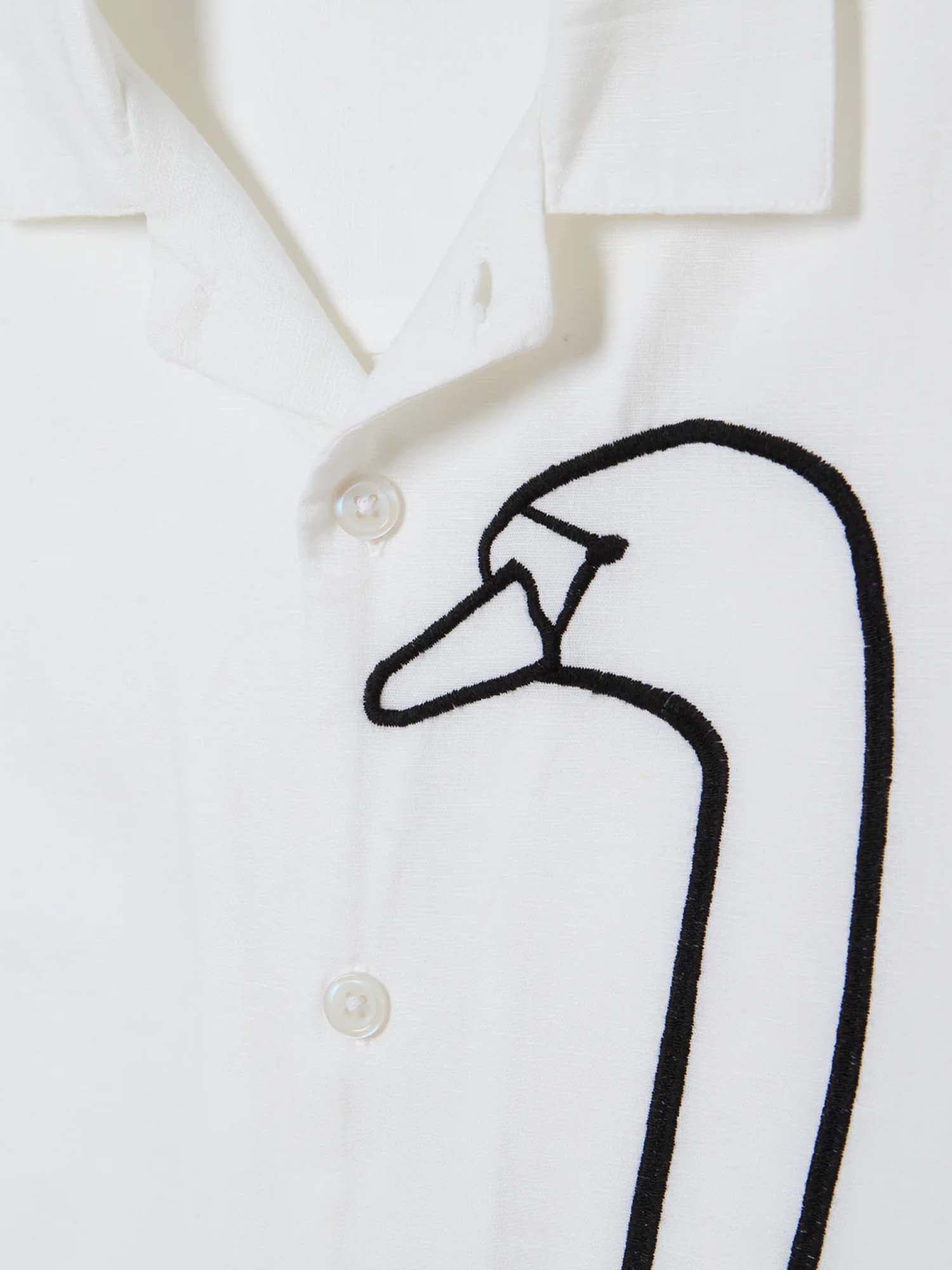 Obey Cliff SS Shirt Bianco