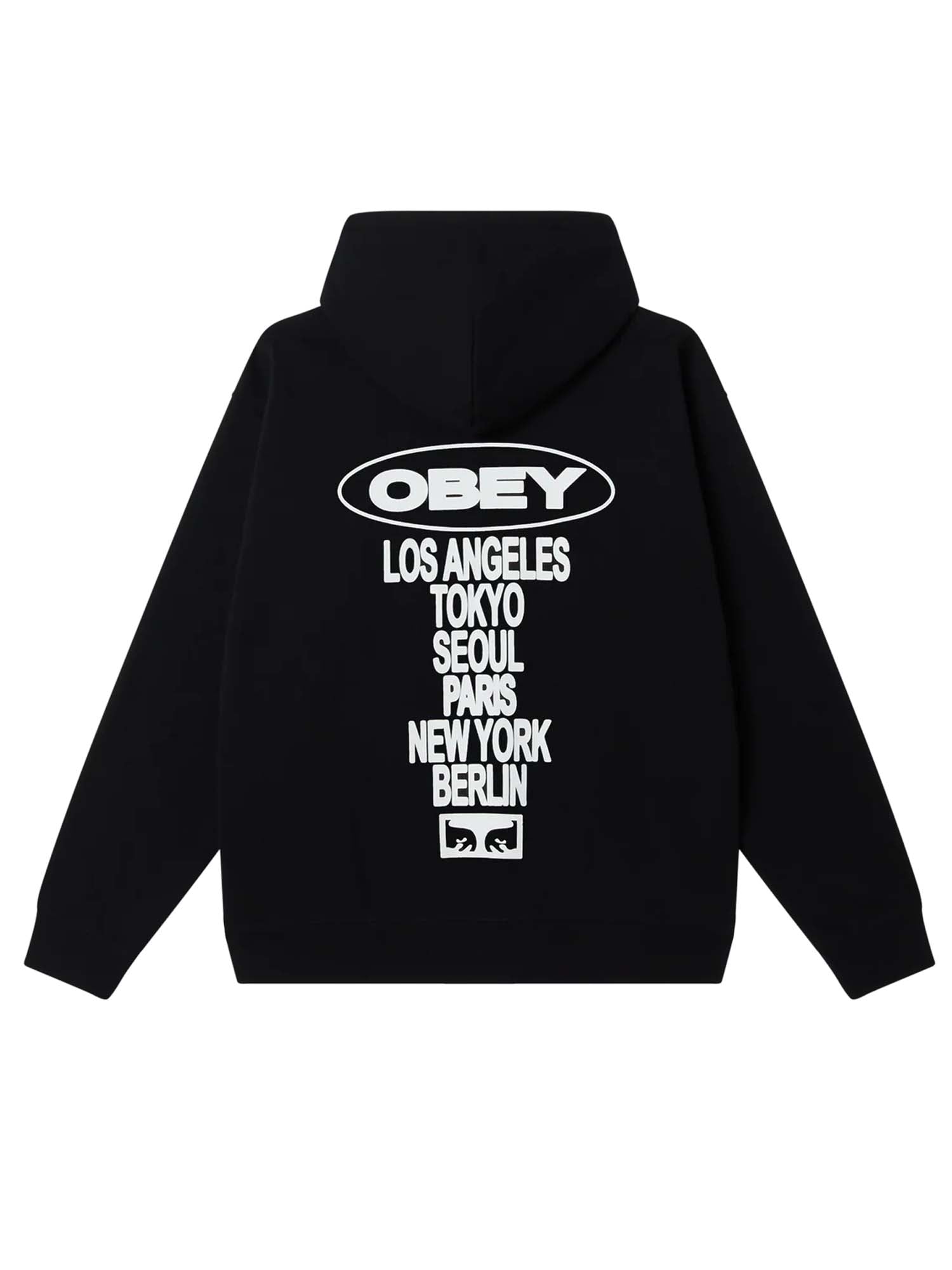 Obey Obey Oval Cities Pullover Nero
