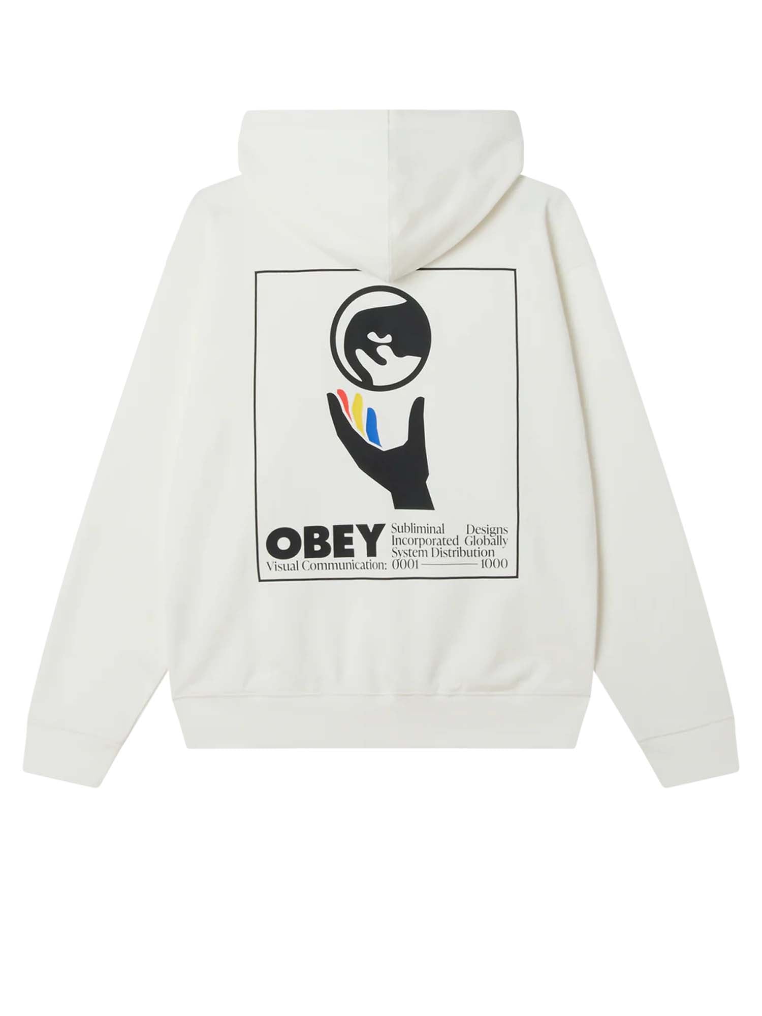 Obey Global Systems Fleece Bianco