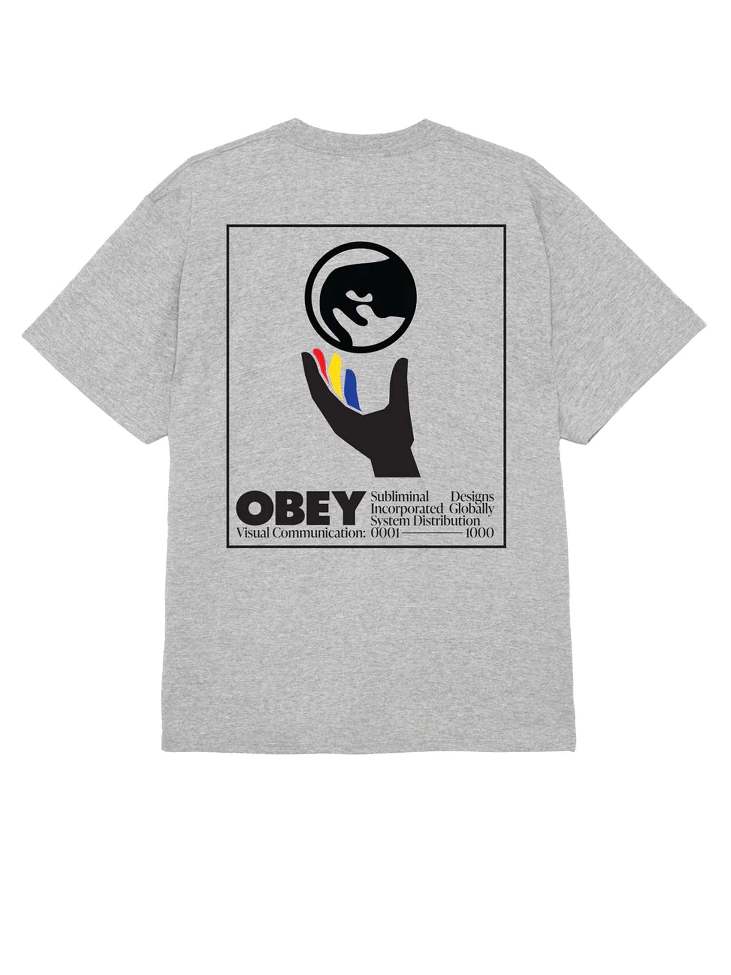 Obey Global Systems Classic T-Shirt Grigio