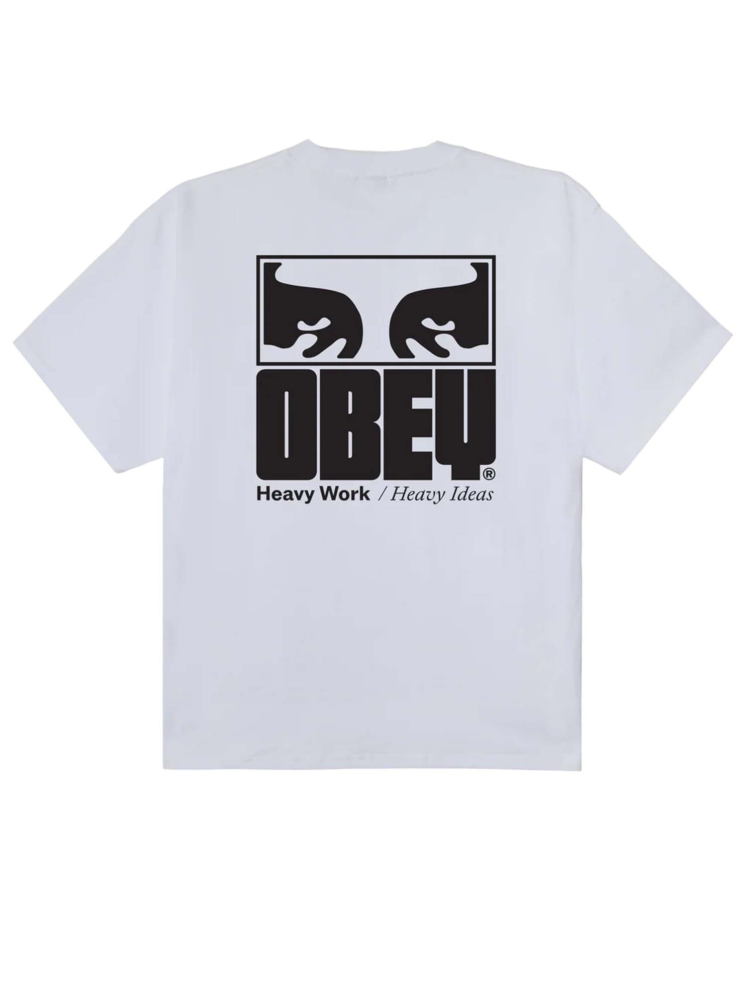 Obey Heavy Ideas Heavyweight T-Shirt Bianco