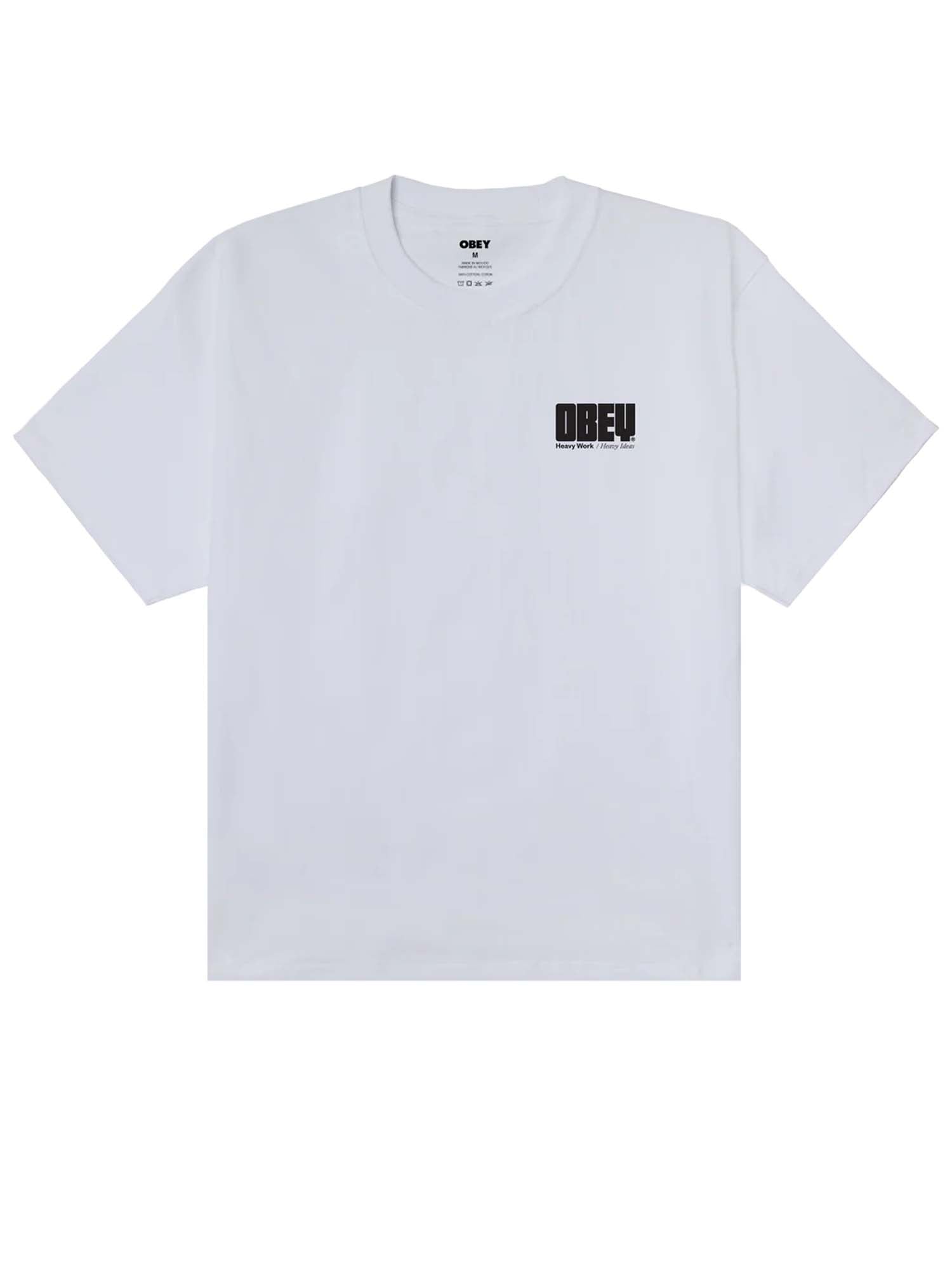 Obey Heavy Ideas Heavyweight T-Shirt Bianco