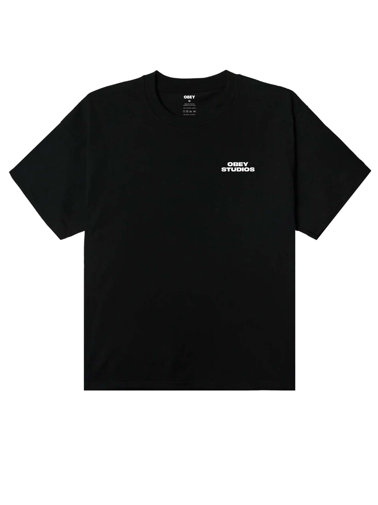 Obey Sky Face Heavyweight T-Shirt Nero