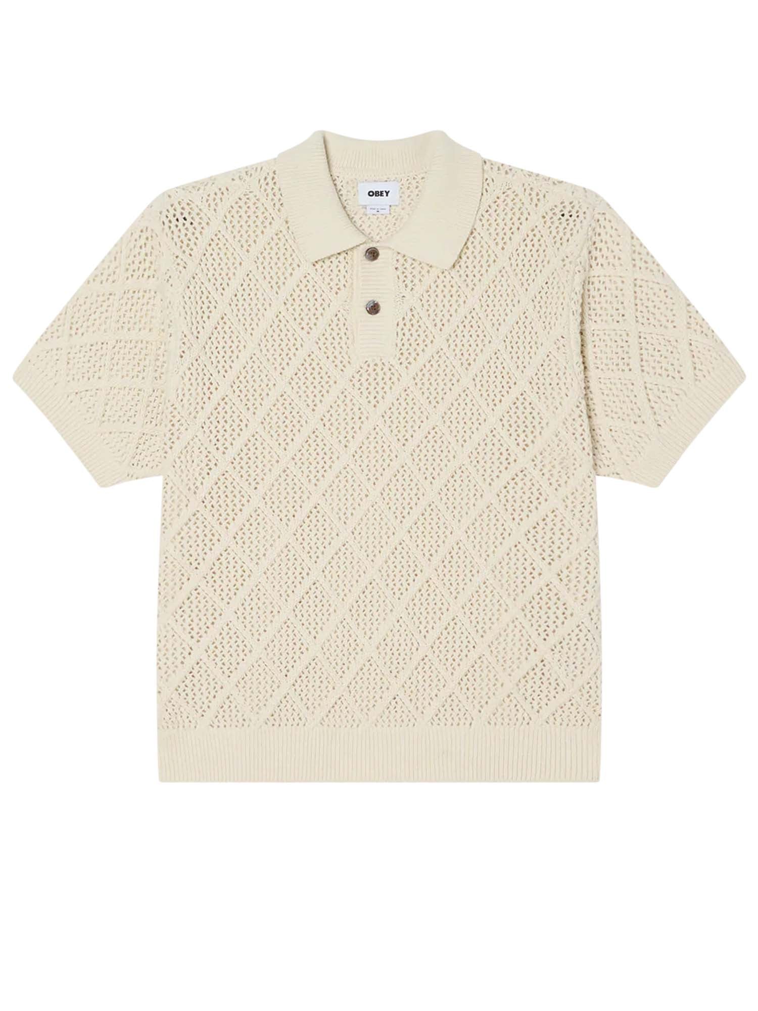 Obey Obey Eryk Polo Sweater Beige