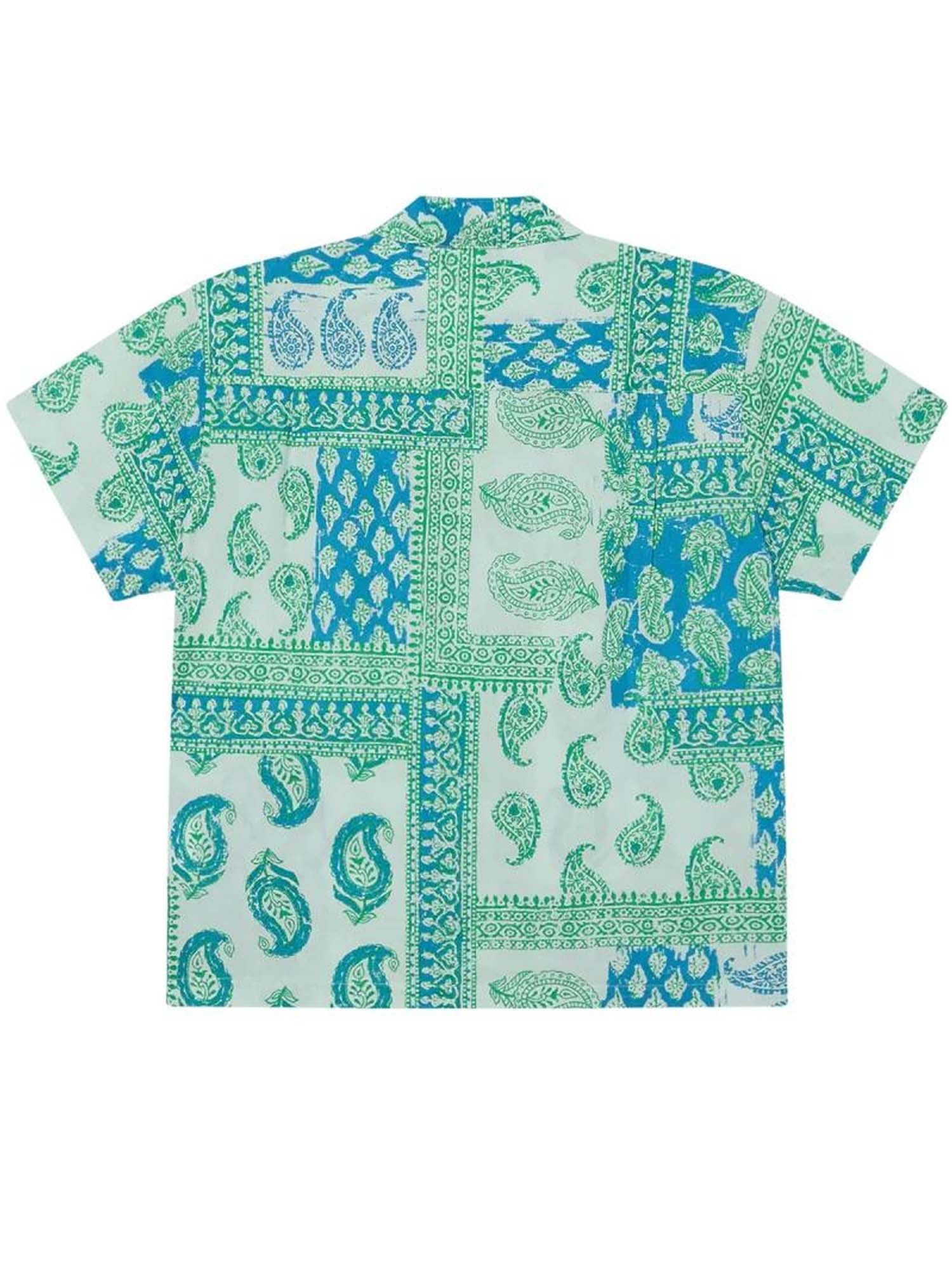 Obey Mayer Woven Shirt Azzurro