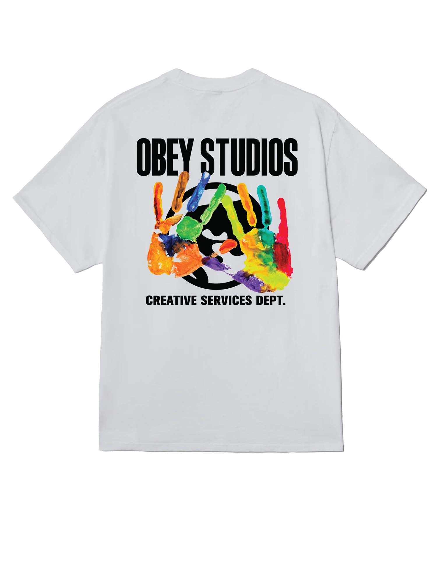 Obey Obey Creative Services Dept Tee Bianco