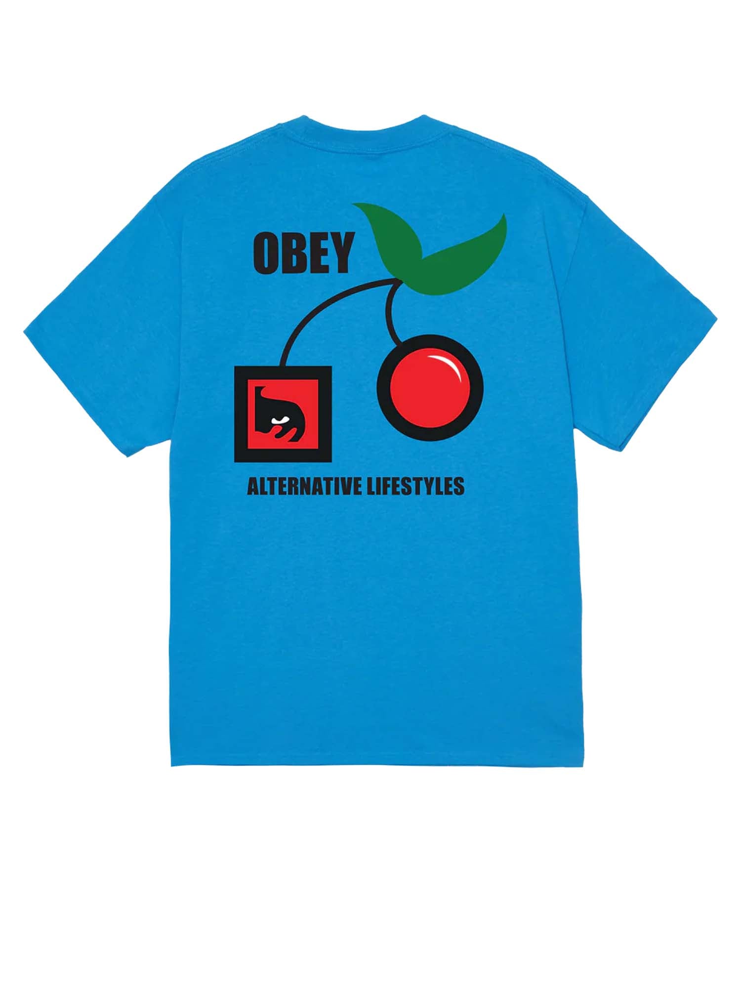 Obey Obey Alternative Lifestyles T-Shirt Azzurro