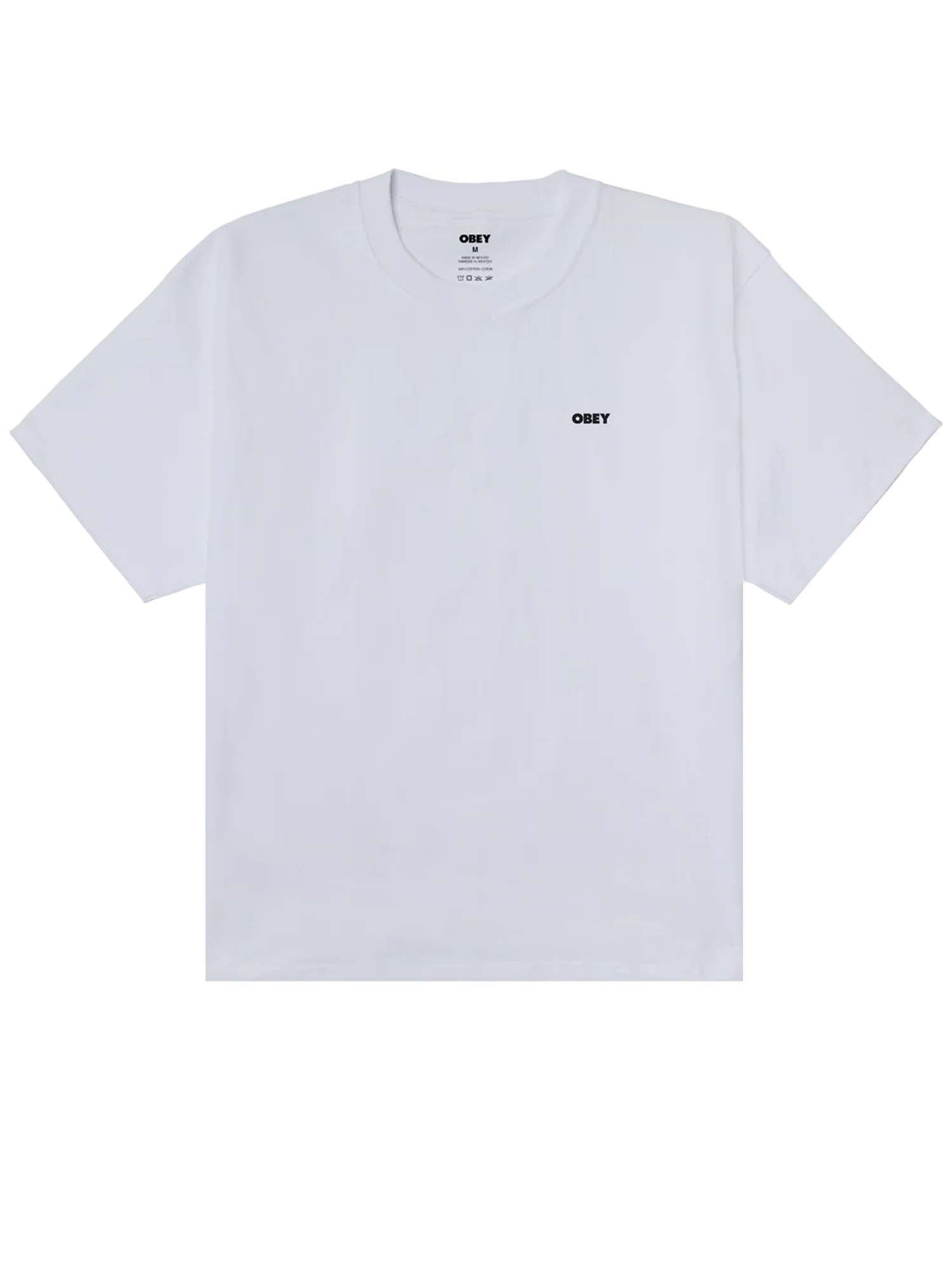 Obey Obey Heat Map Icon Tee Bianco