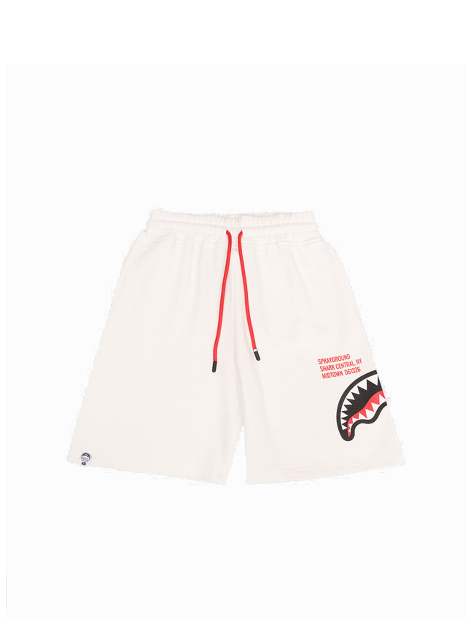 Sprayground Shorts Shark Basic Kids Bianco