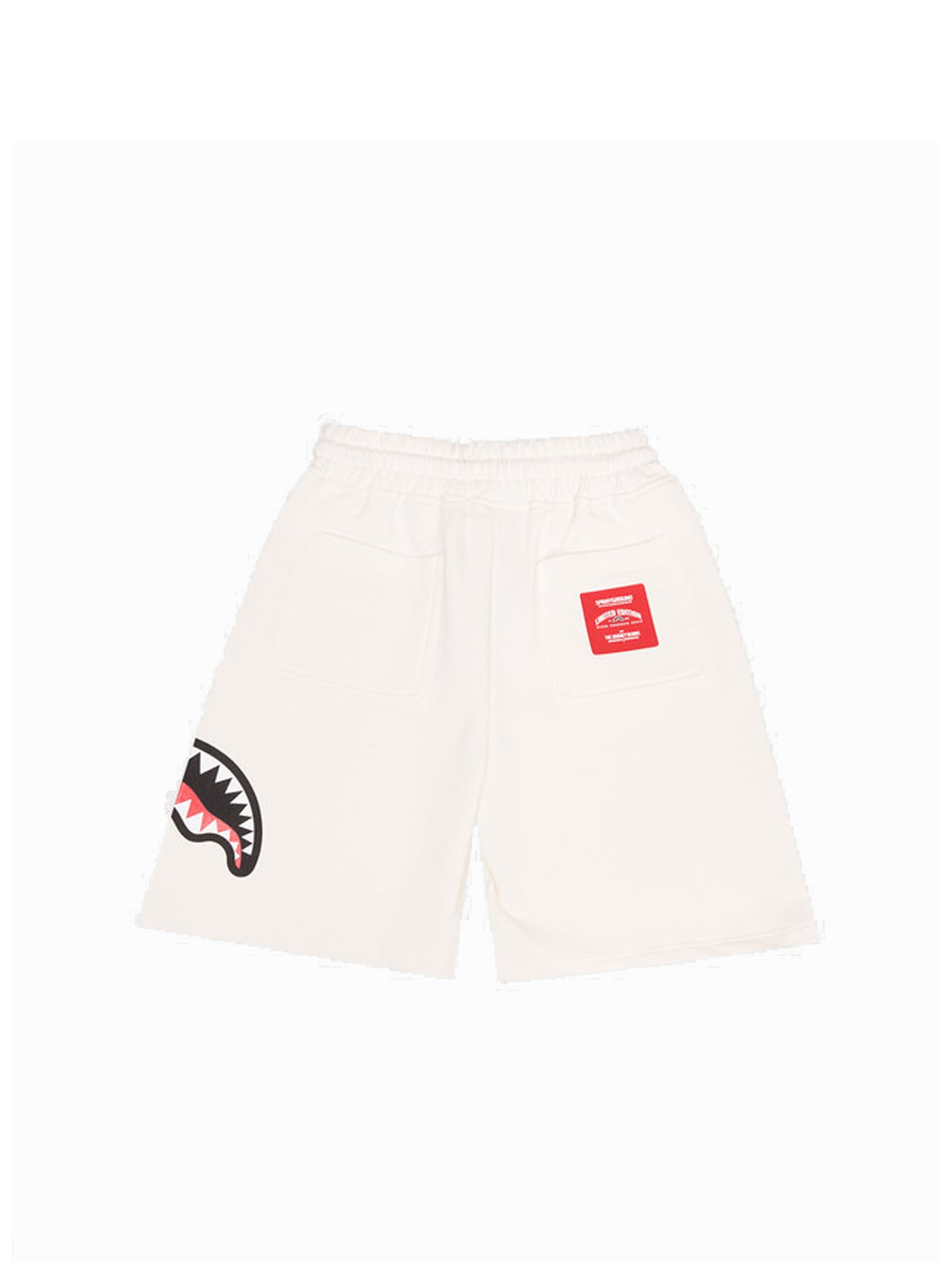 Sprayground Shorts Shark Basic Kids Bianco