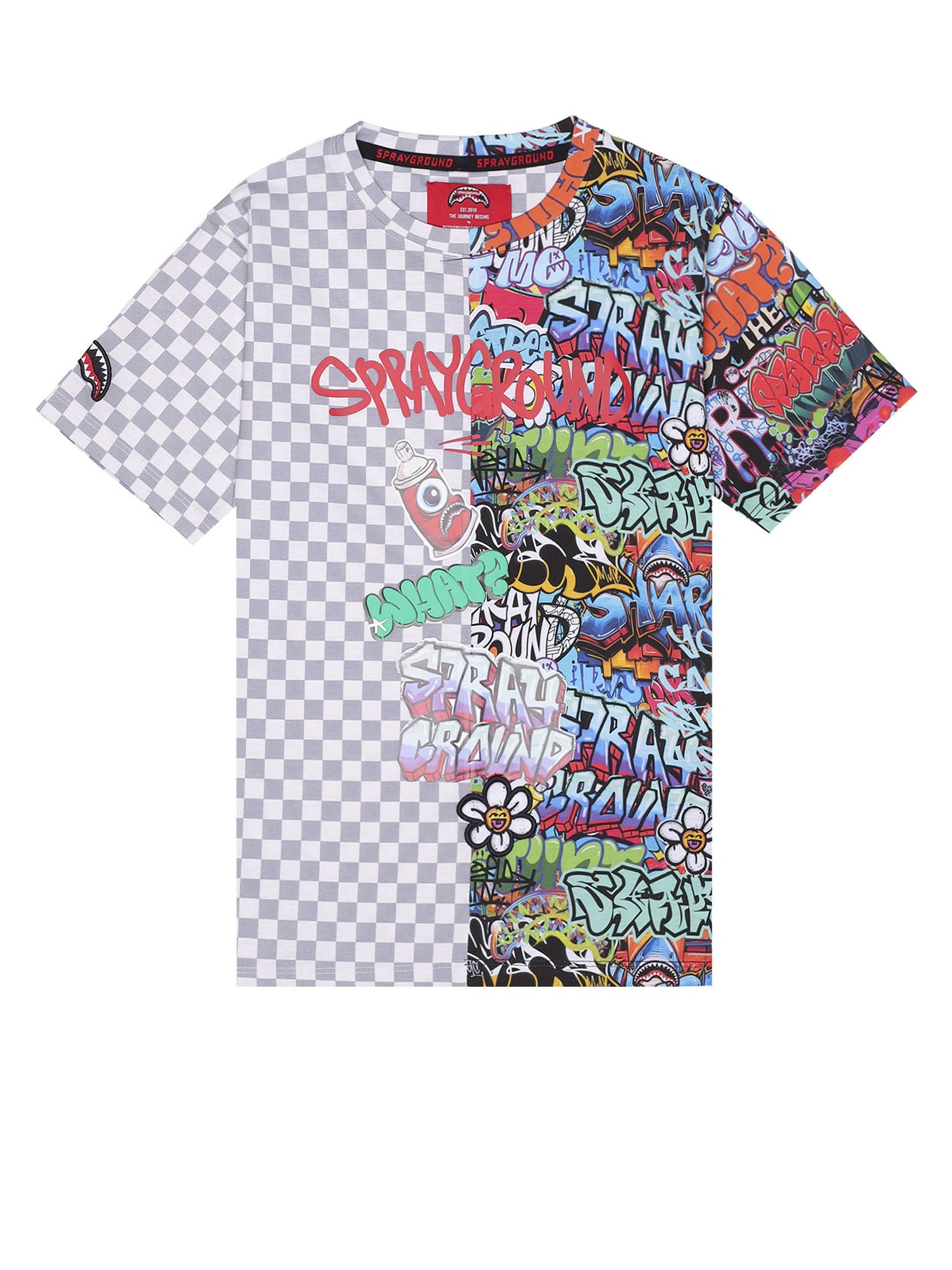 Sprayground T.shirt Writers Split Kids Multicolore