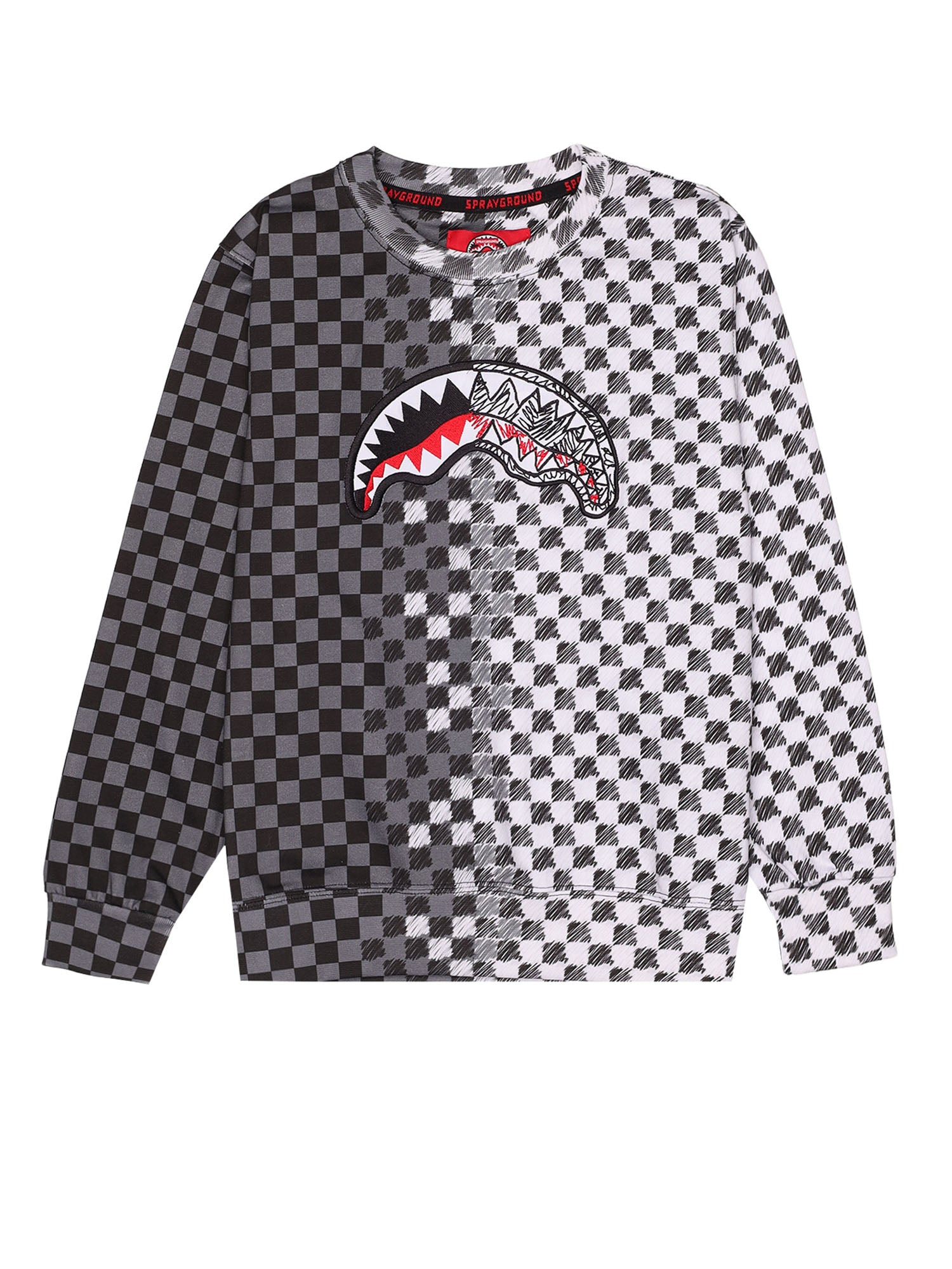 Sprayground Felpa Sketch Crewneck Kids Nero