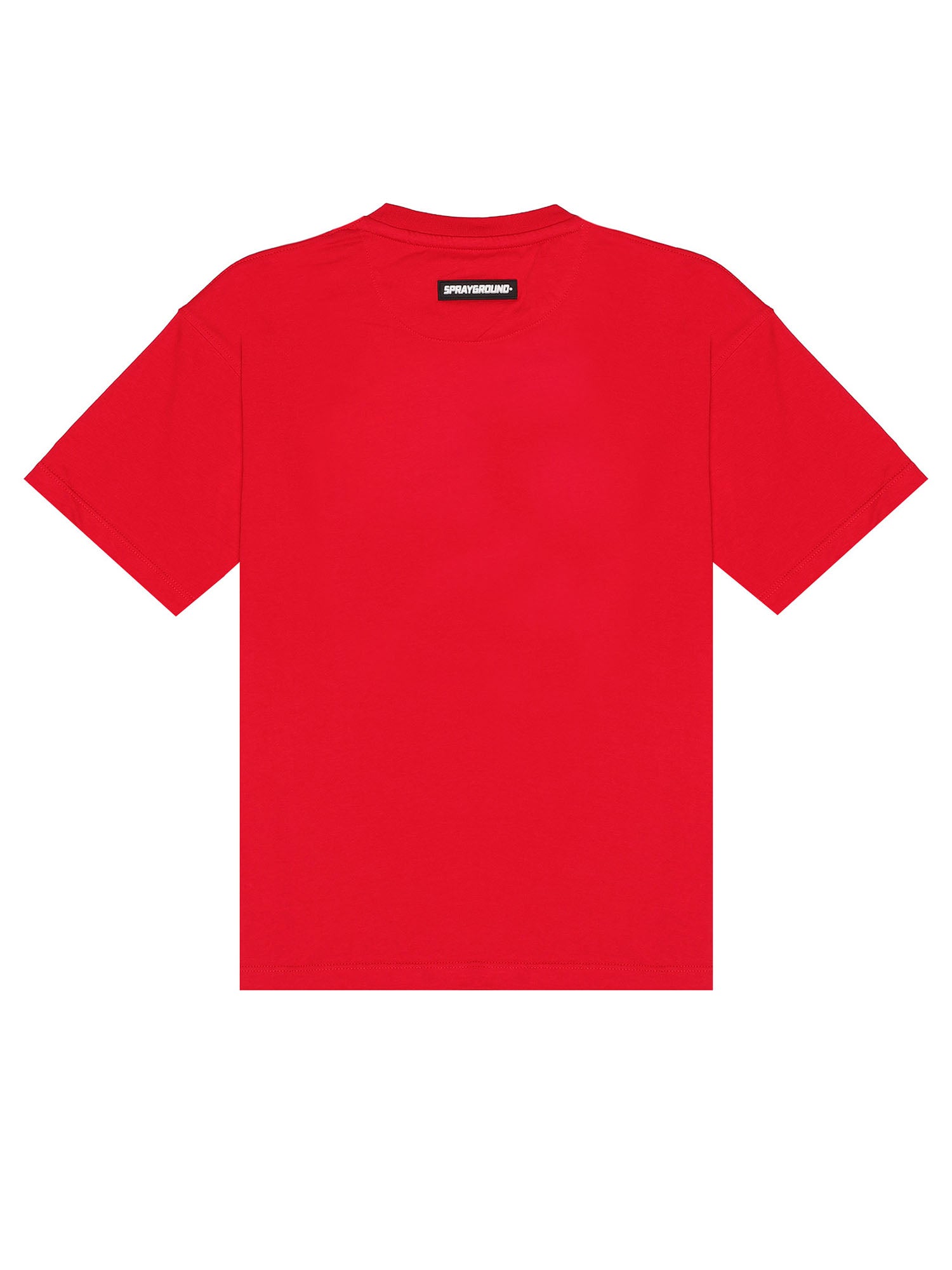 Sprayground T-shirt Shark Sketch Over Kids Rosso