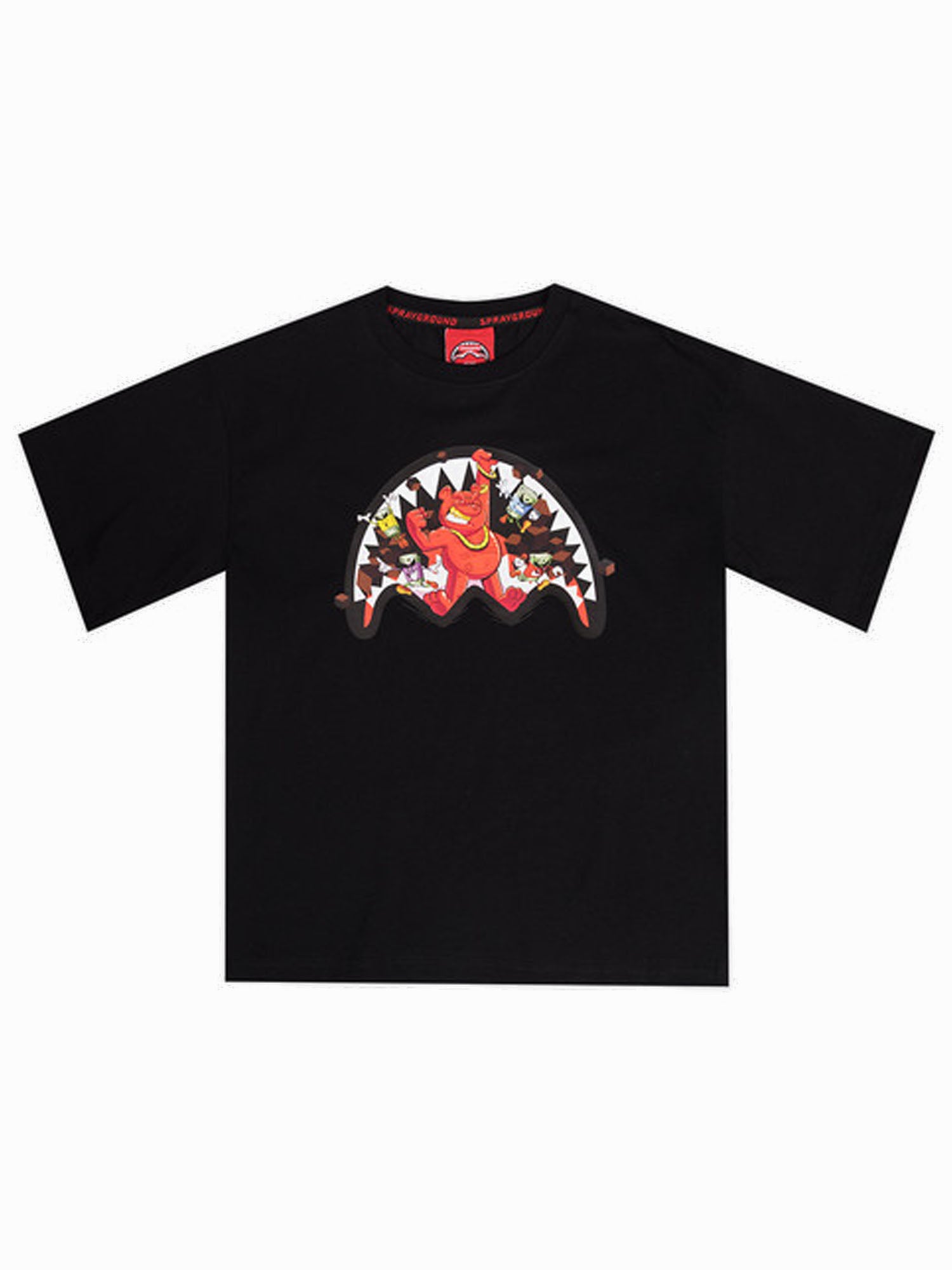 Sprayground T-shirt Get Out Bear Kids Nero