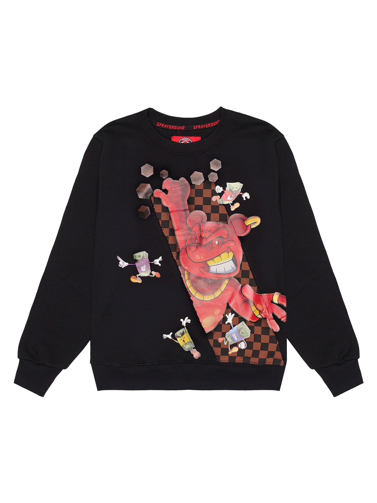 Sprayground Felpa Get Out Bear Kids Nero