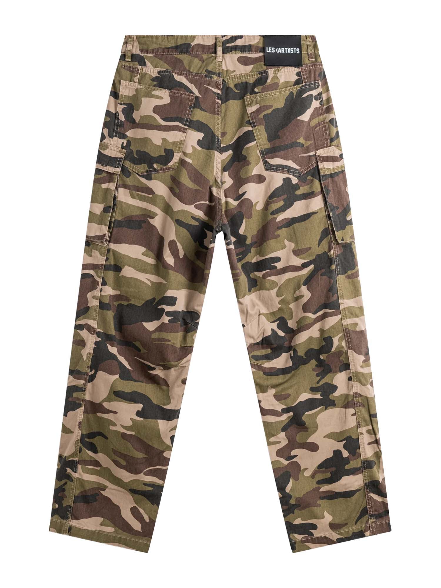 Les (art)ists Cargo Camouflage Verde