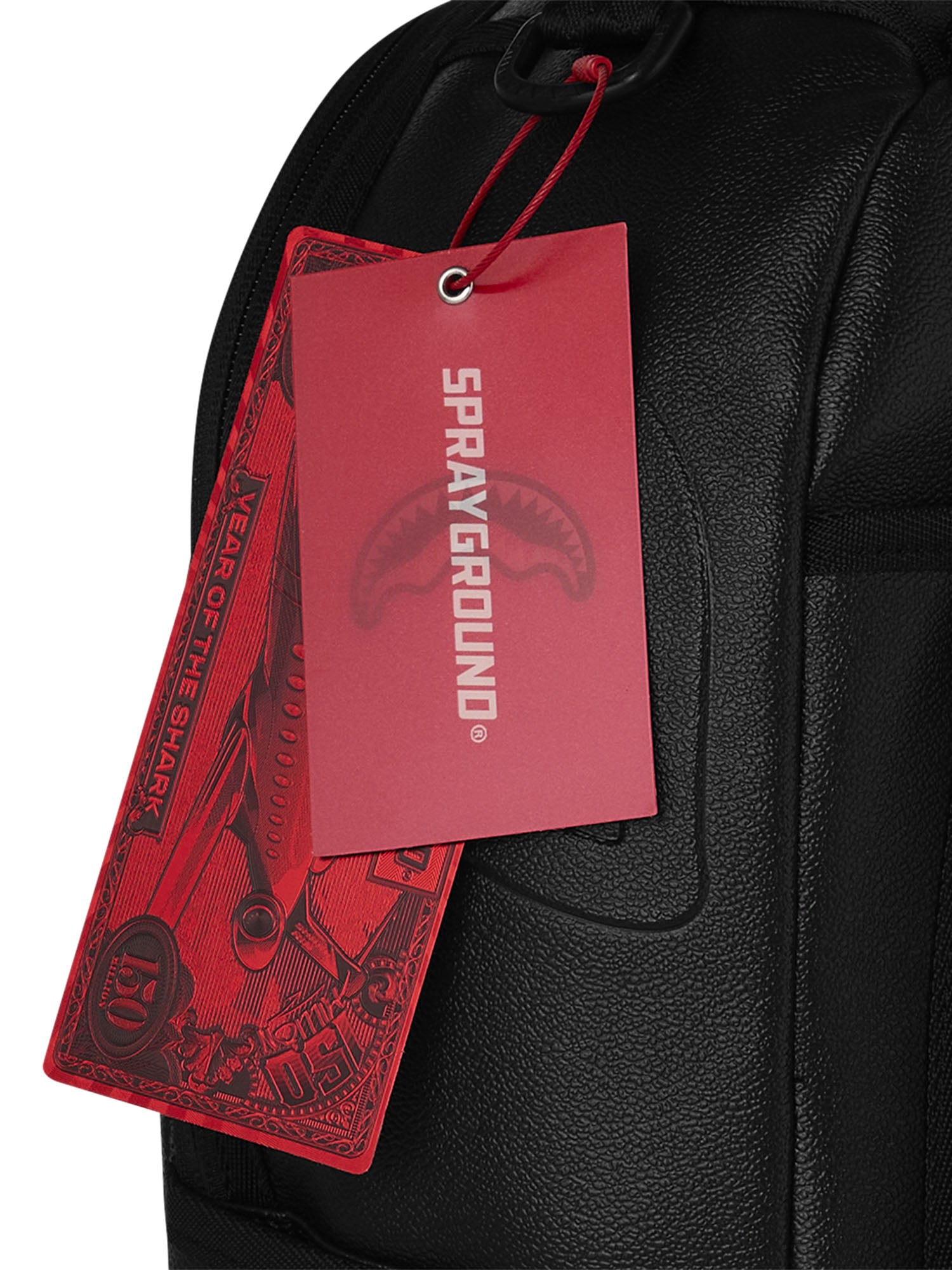 Sprayground Gold Drip Logo Nero