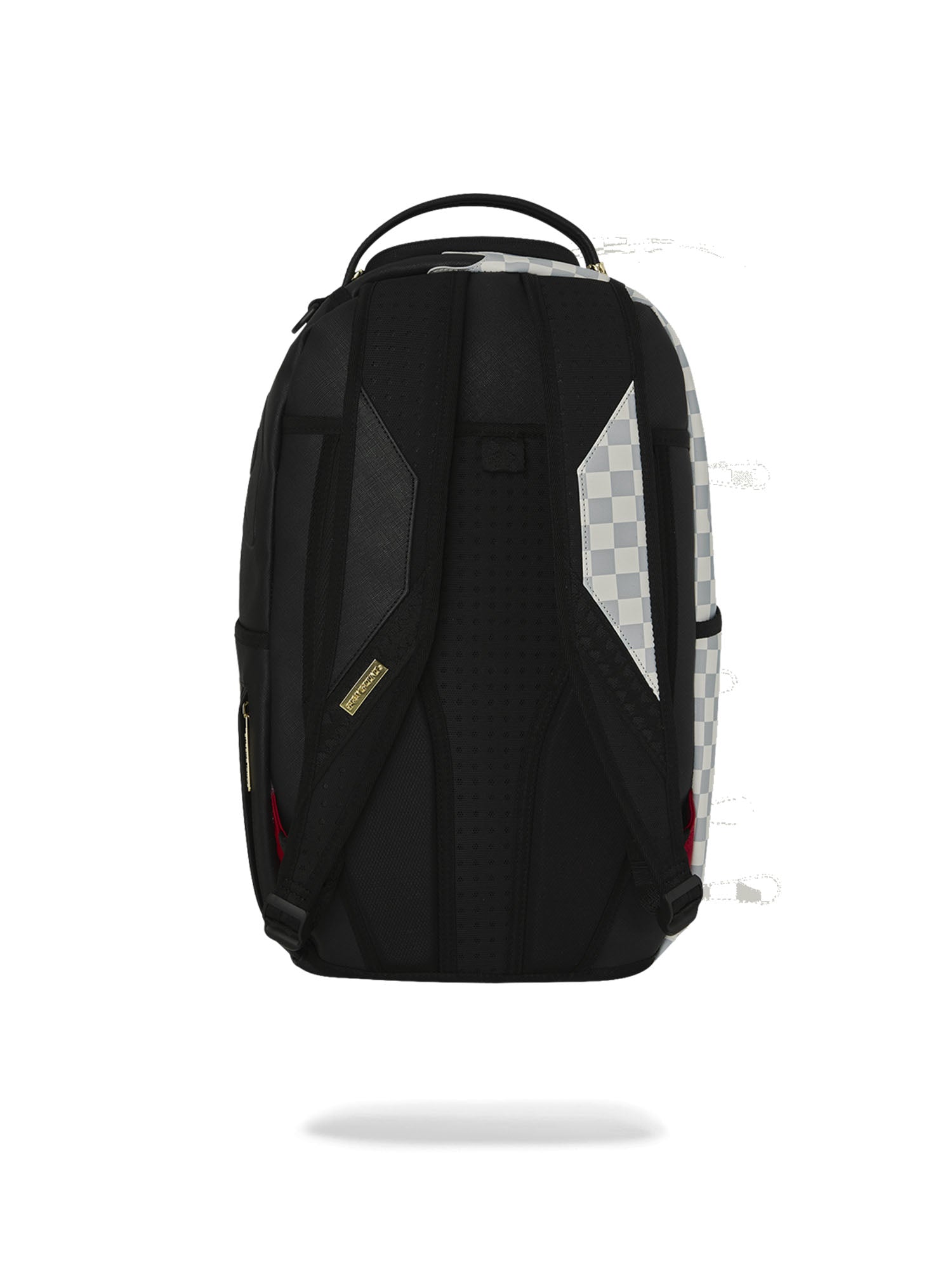 Sprayground Cream Check Unfinished Shark Dlxsv Bianco