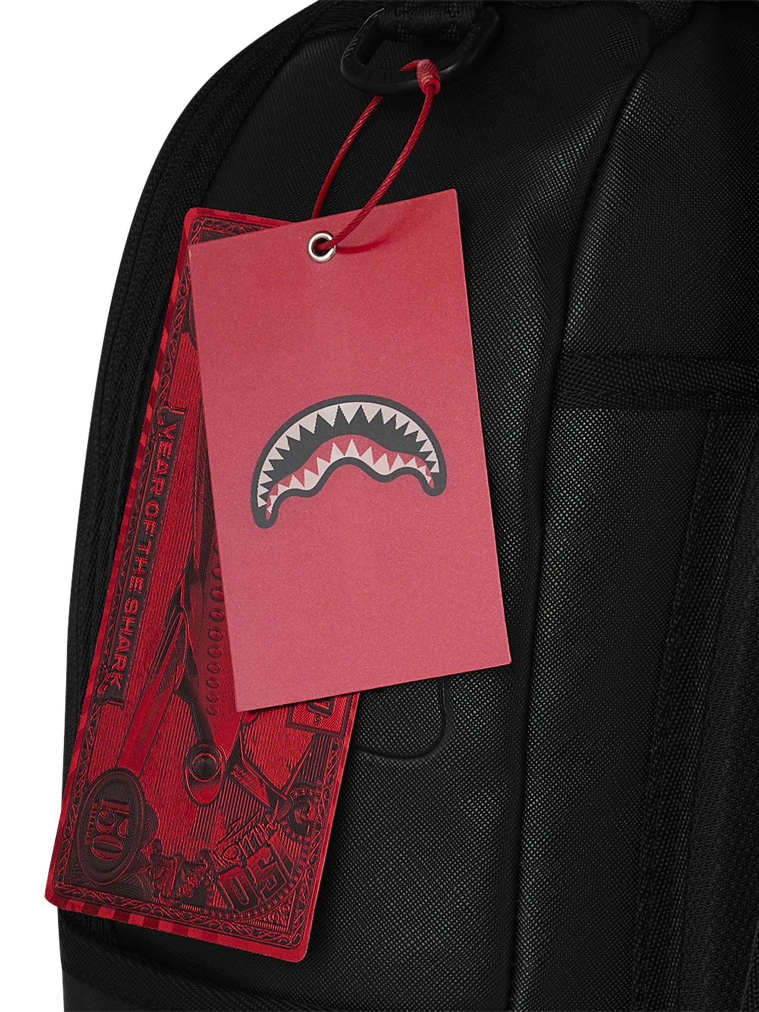 Sprayground Cream Check Unfinished Shark Dlxsv Bianco