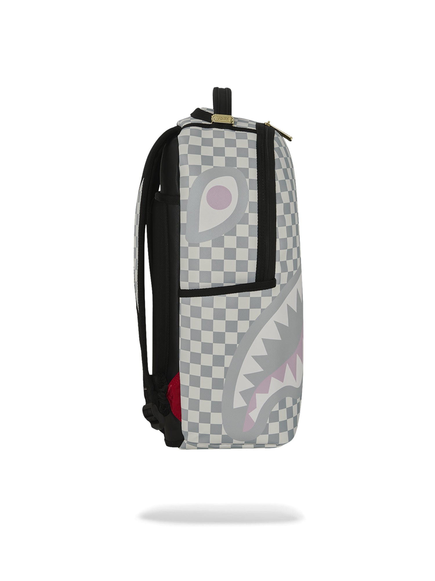 Sprayground Cream Check Unfinished Shark Dlxsv Bianco