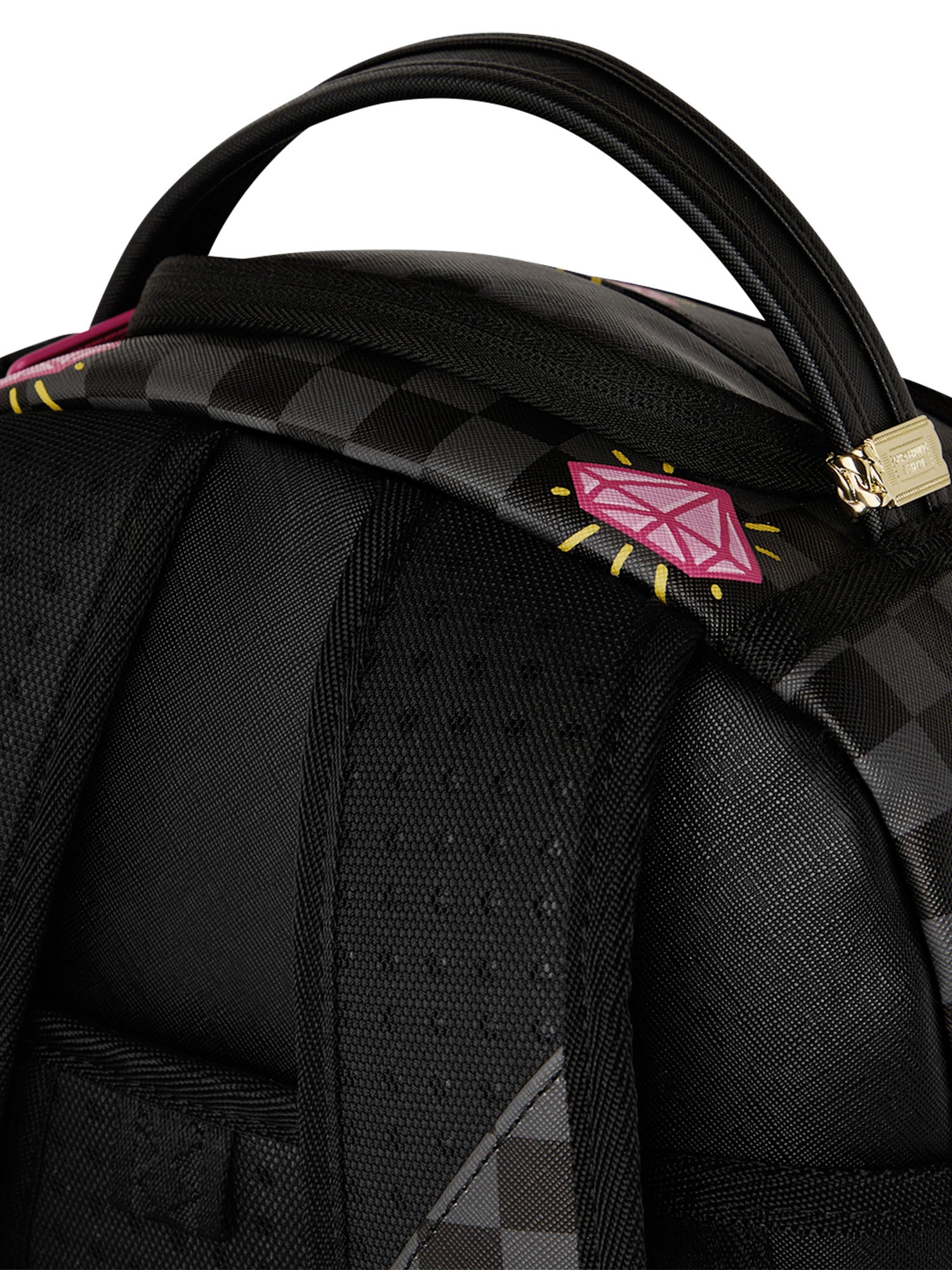 Sprayground Panther Drippy Diamonds Rosa