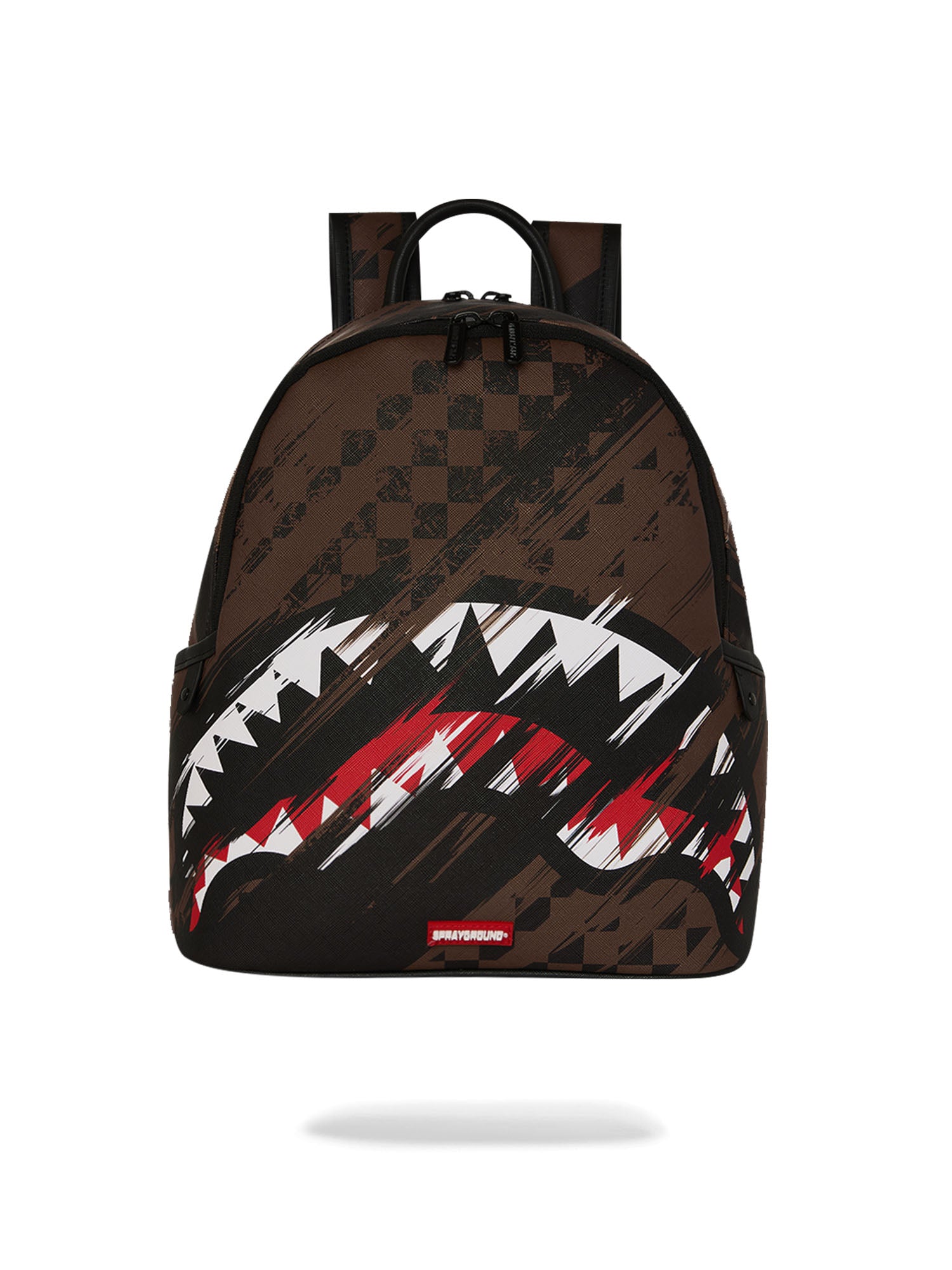 Sprayground Smeared Grunge Savage Backpack Marrone