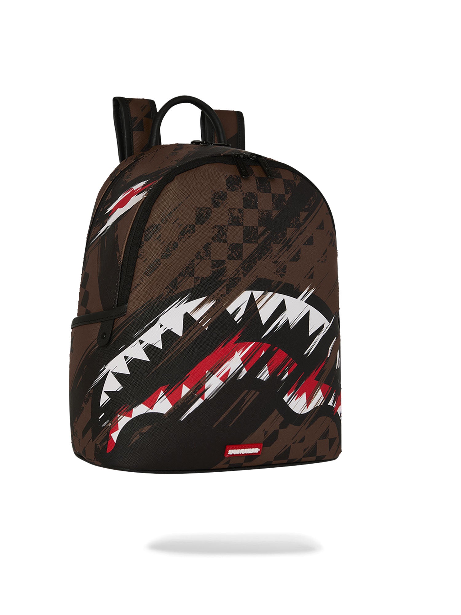 Sprayground Smeared Grunge Savage Backpack Marrone