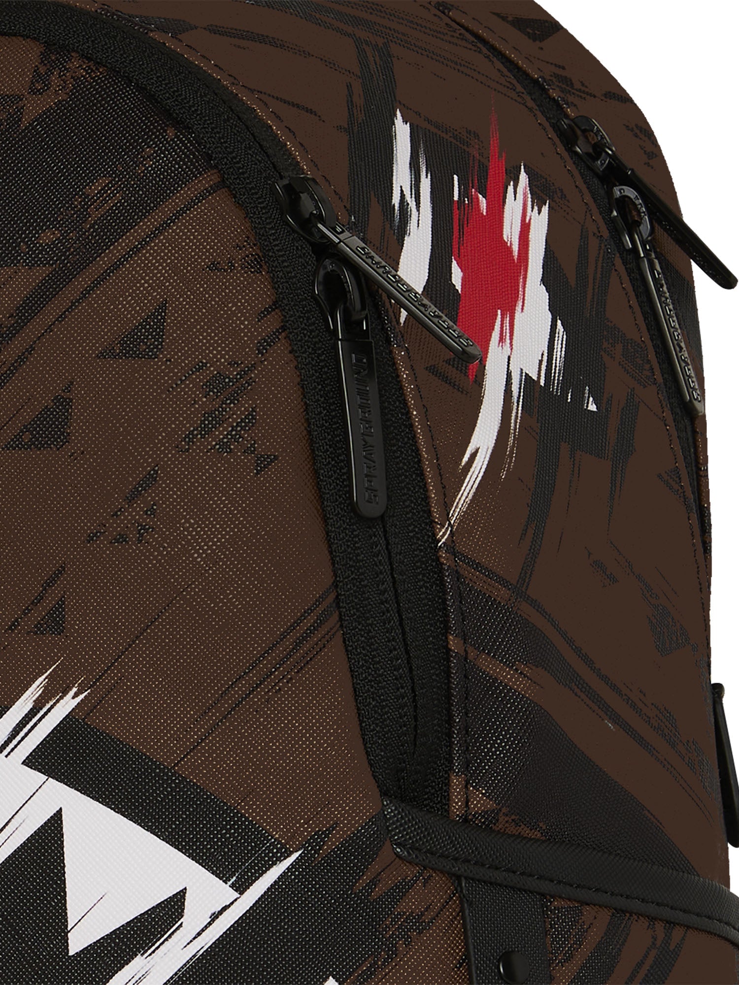 Sprayground Smeared Grunge Savage Backpack Marrone