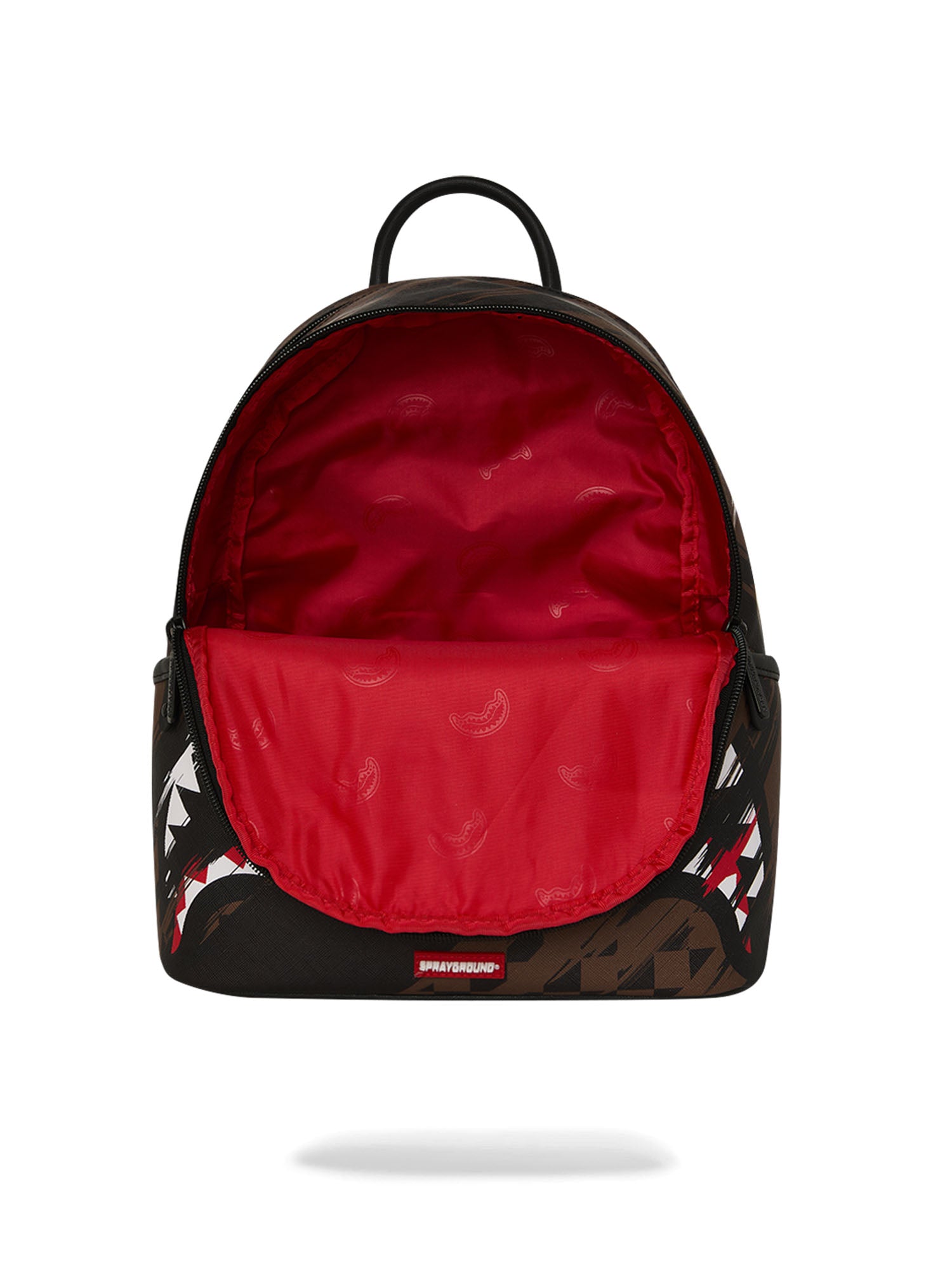 Sprayground Smeared Grunge Savage Backpack Marrone