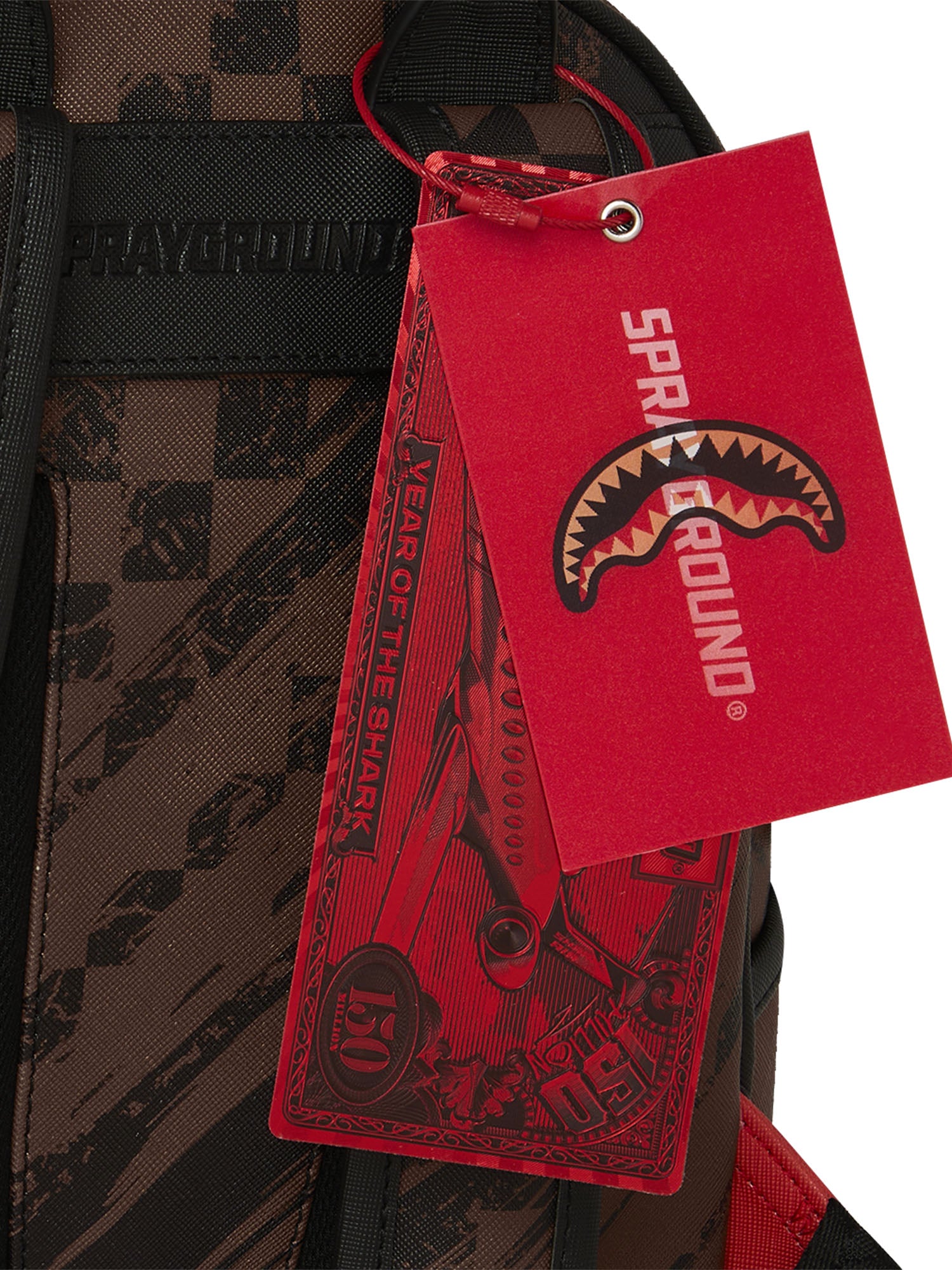 Sprayground Smeared Grunge Savage Backpack Marrone